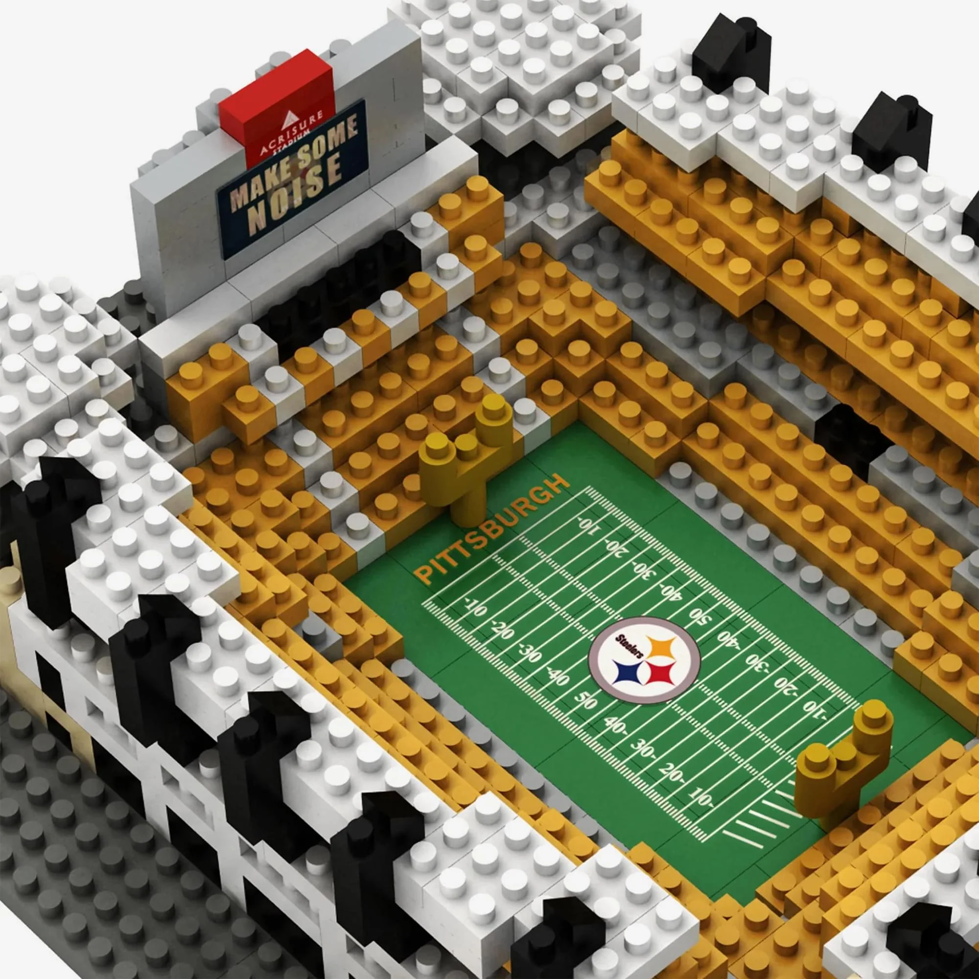 Pittsburgh Steelers NFL BRXLZ Mini Stadium 864-Piece Building Block Set - Image 6