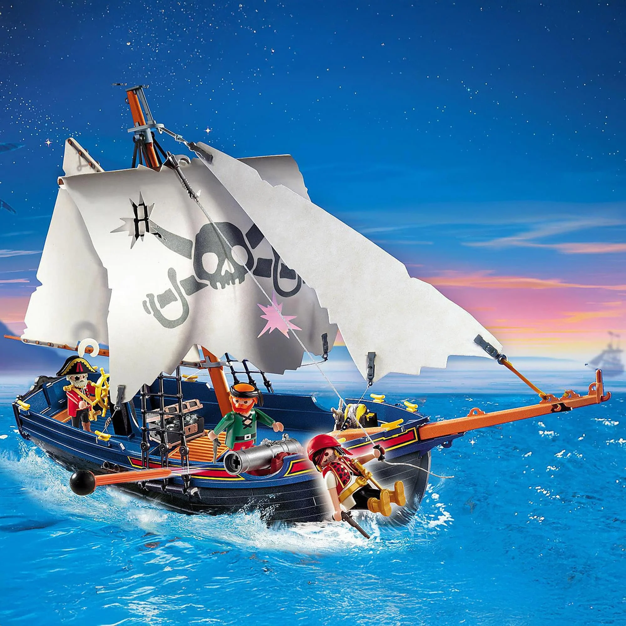 Playmobil 5810 Pirate Ship 84 Piece Building Set - Image 8