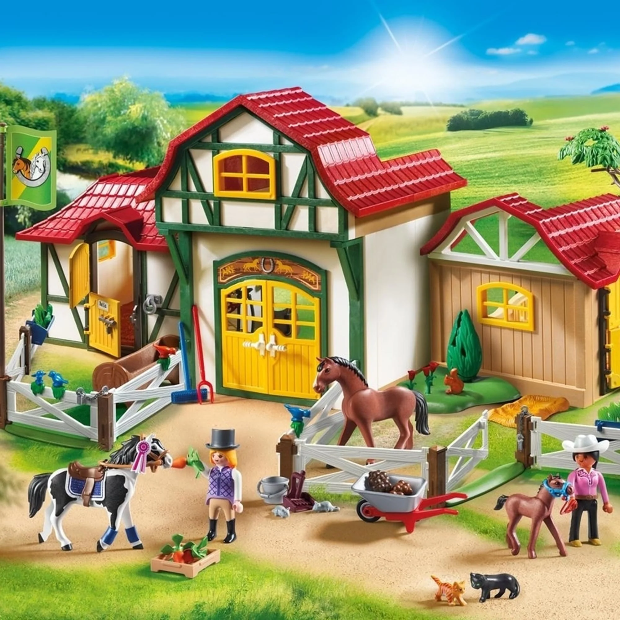 Playmobil 6926 Horse Farm Building Set - Image 3