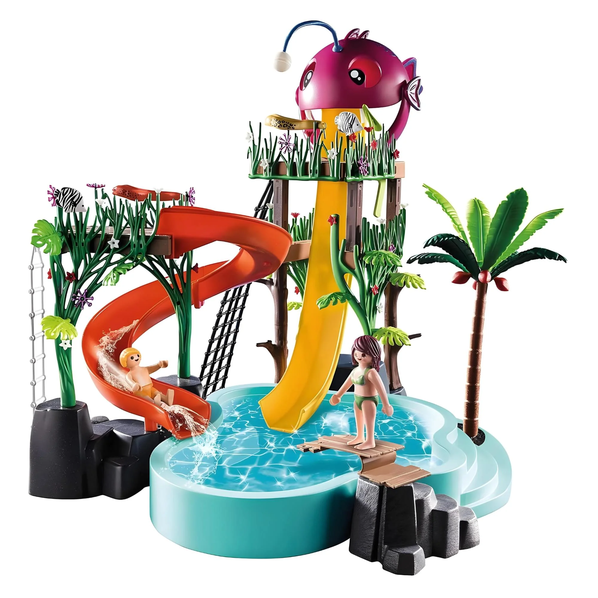 Playmobil 70609 Water Park with Slides Building Set - Image 2