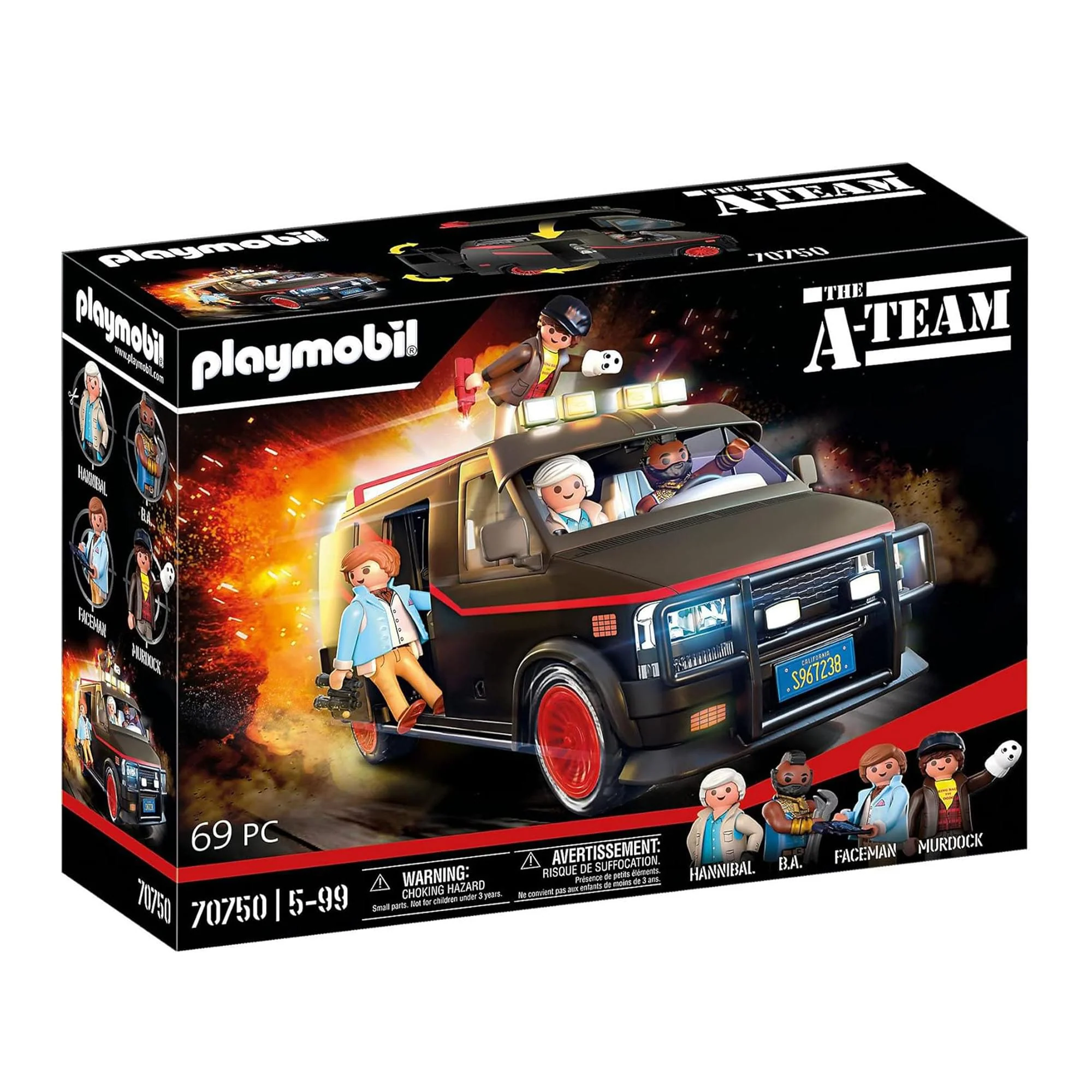 Playmobil 70750 The A-Team Van 69 Piece Building Set - Image 2