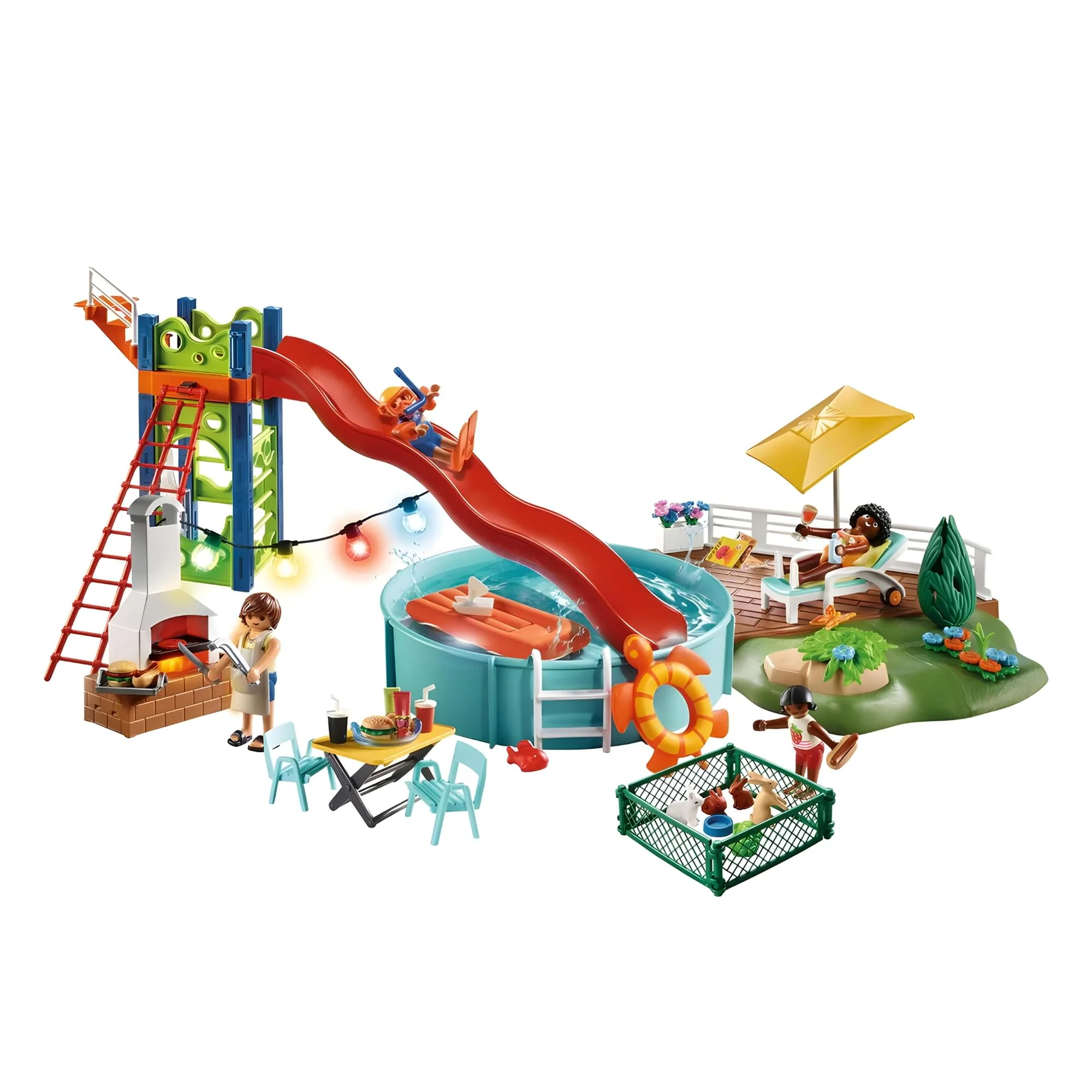 Playmobil 70987 Pool Party Building Set - Image 2