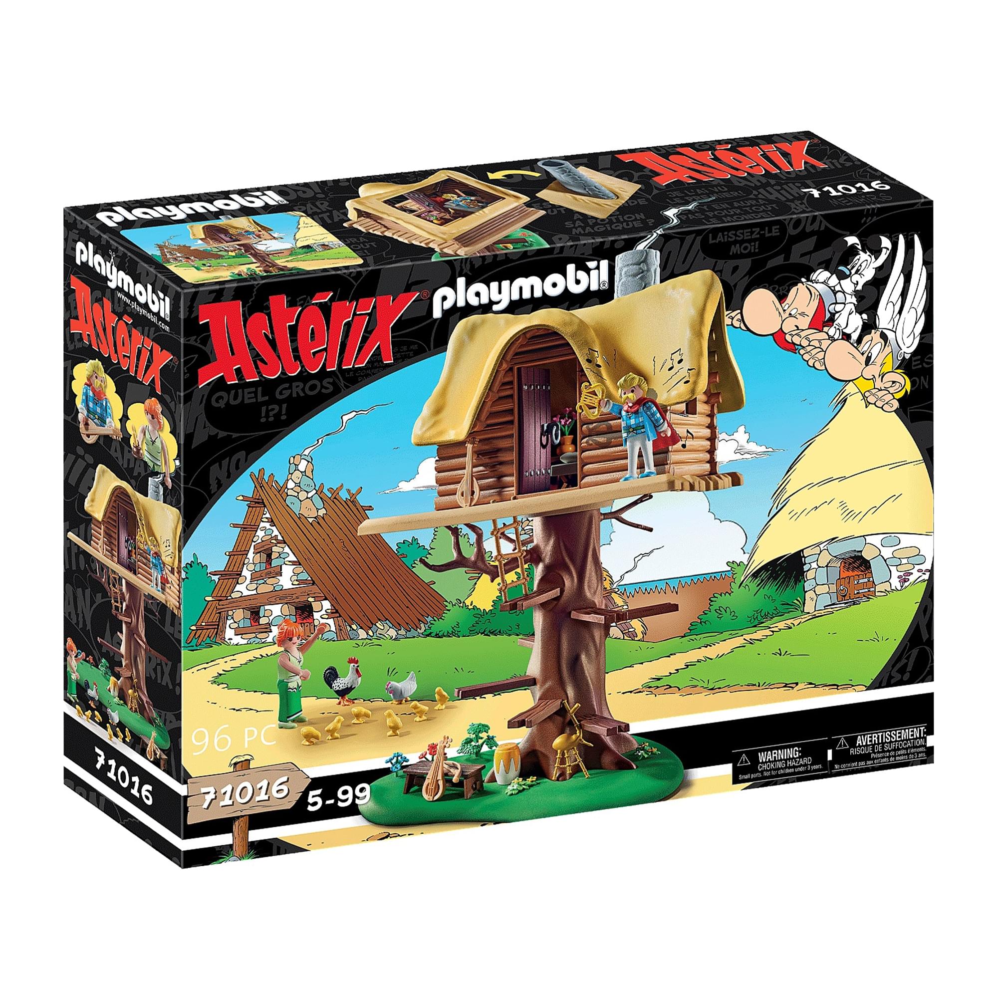 Playmobil 71016 Asterix: Cacofonix With Treehouse Building Set - Image 5