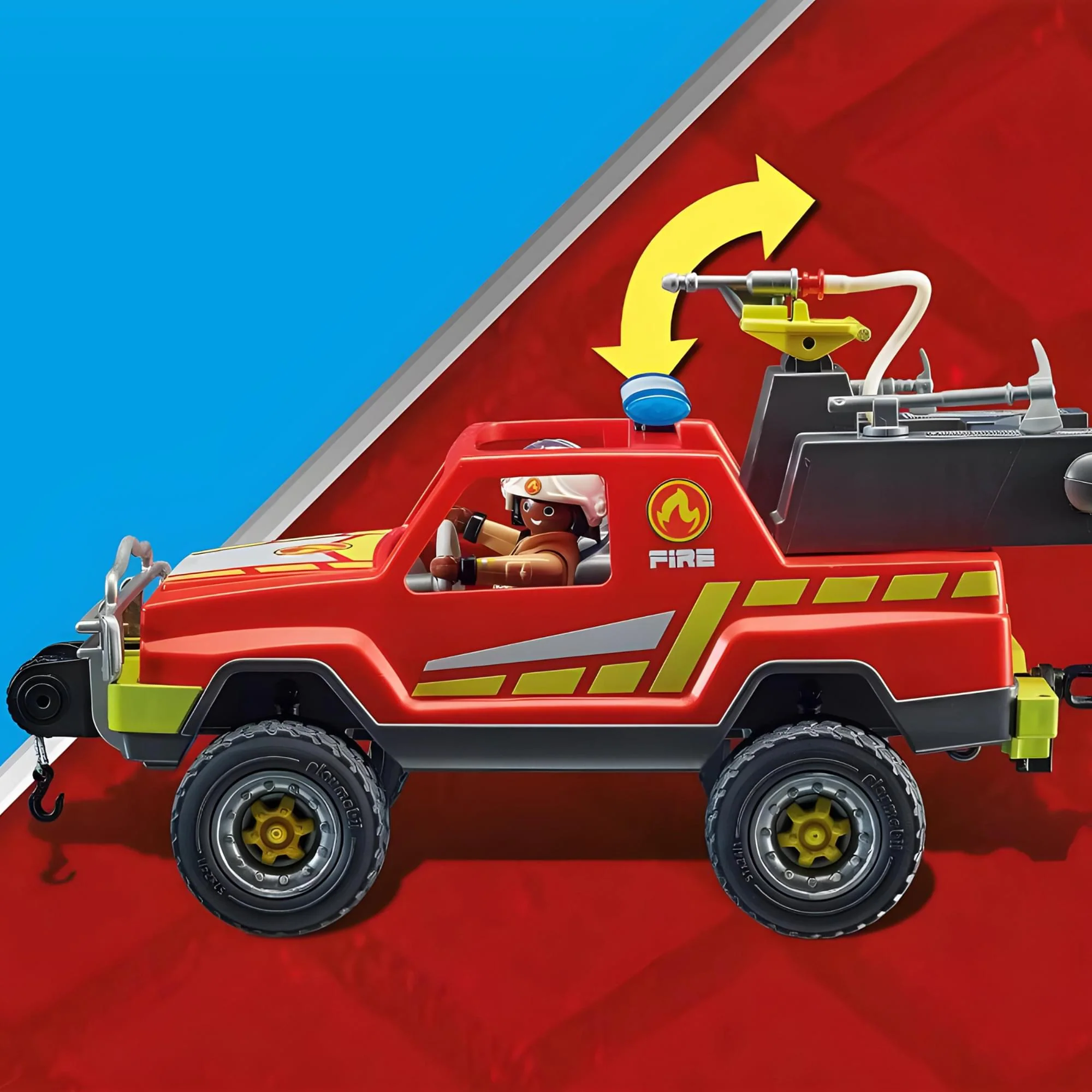 Playmobil 71194 Fire Rescue Truck Building Set - Image 3