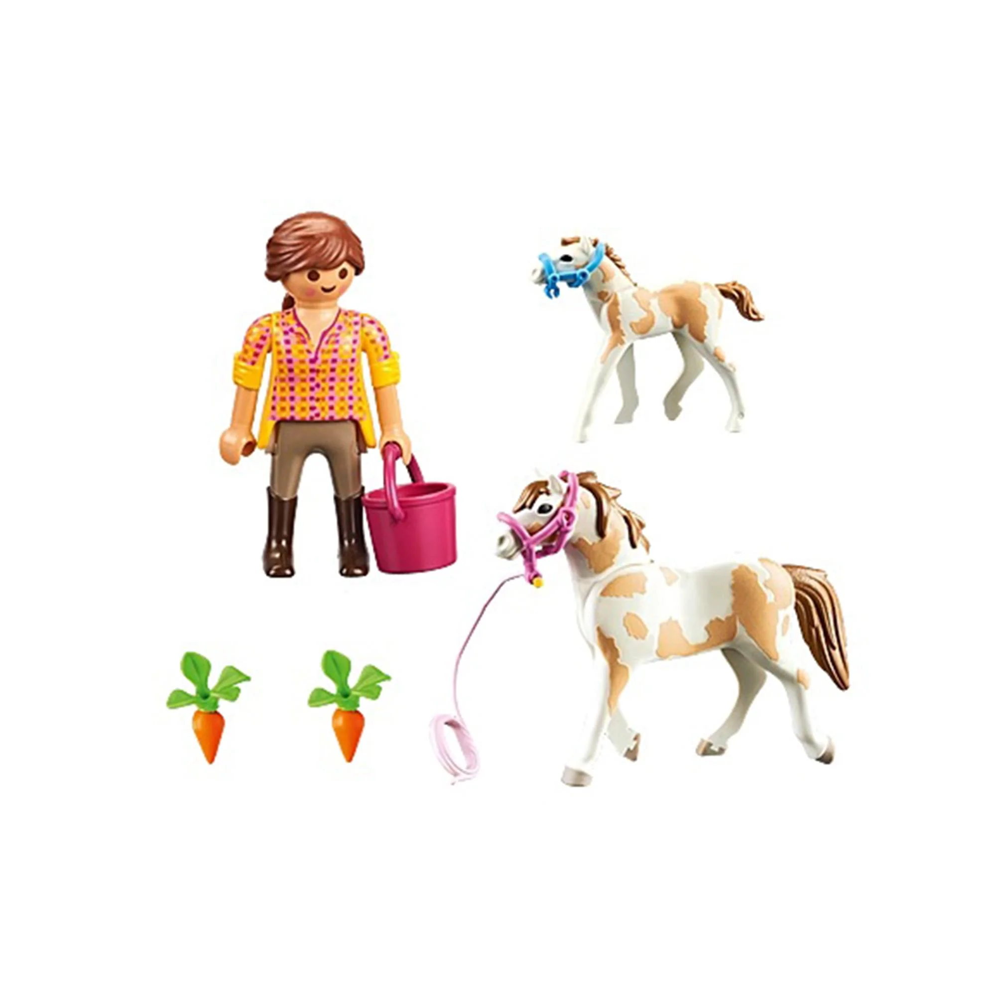 Playmobil 71243 Country Horse with Foal Building Set - Image 2