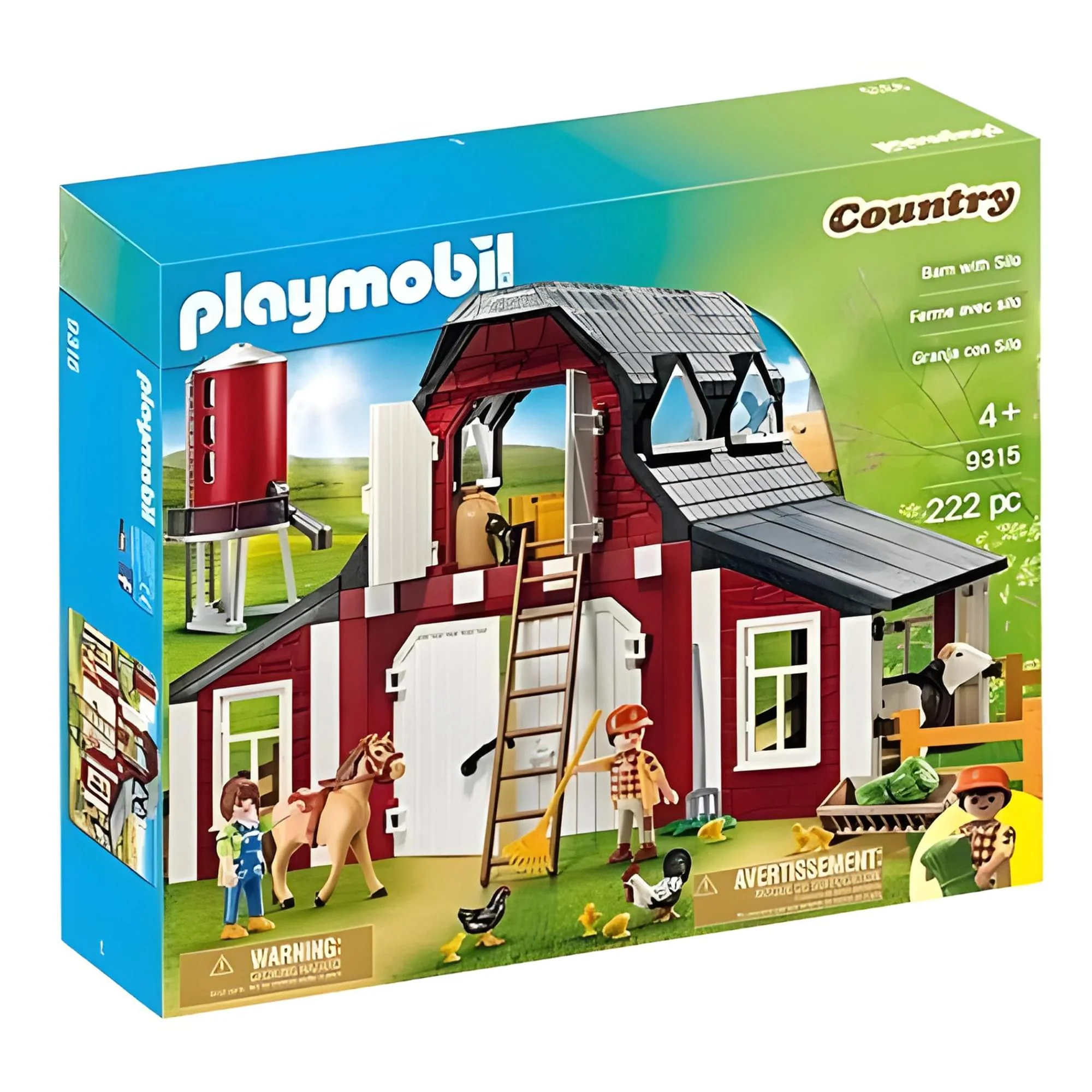 Playmobil 9315 Barn with Silo Building Set - Image 3