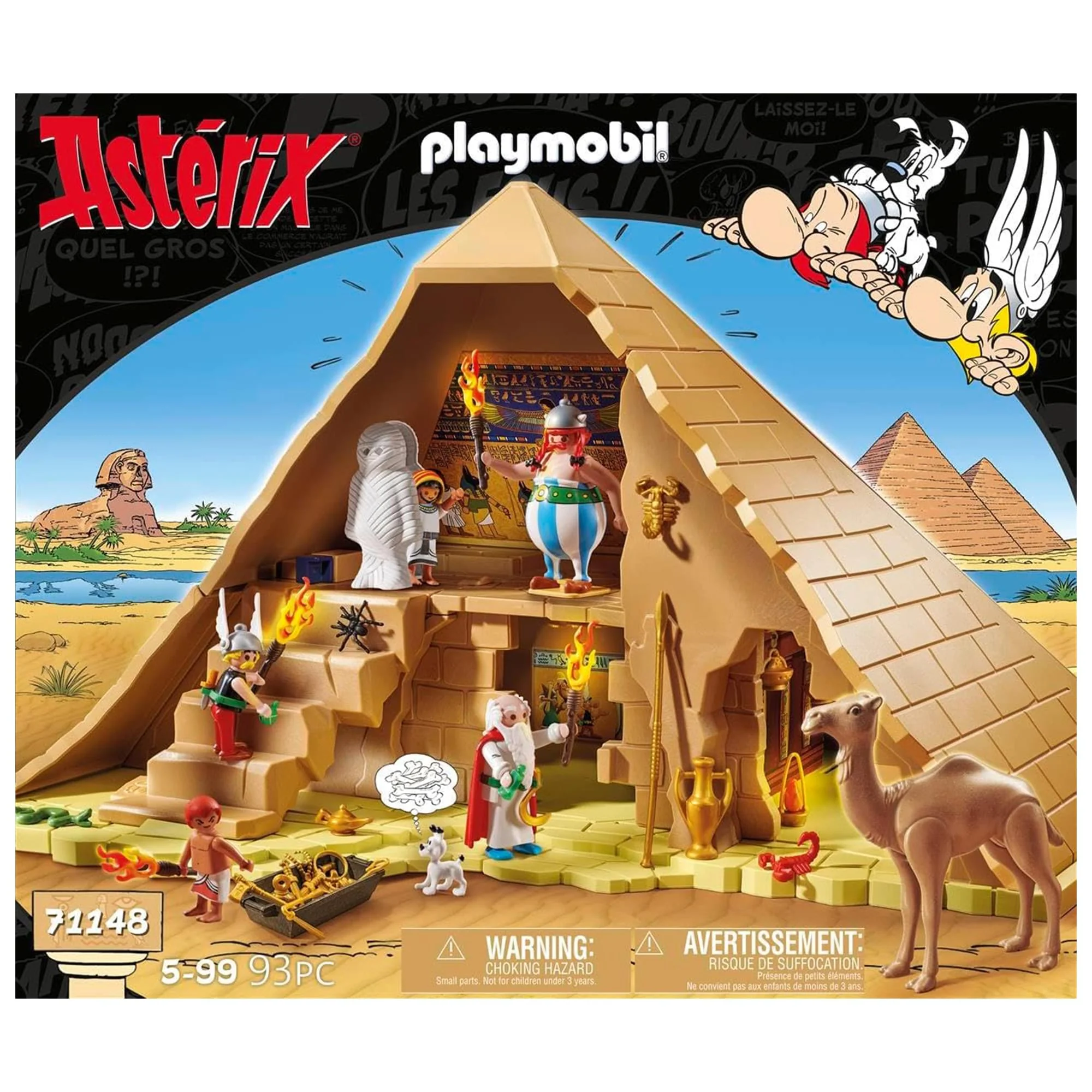 Playmobil Asterix: Pyramid Of The Pharaoh 93 Piece Building Set - Image 6