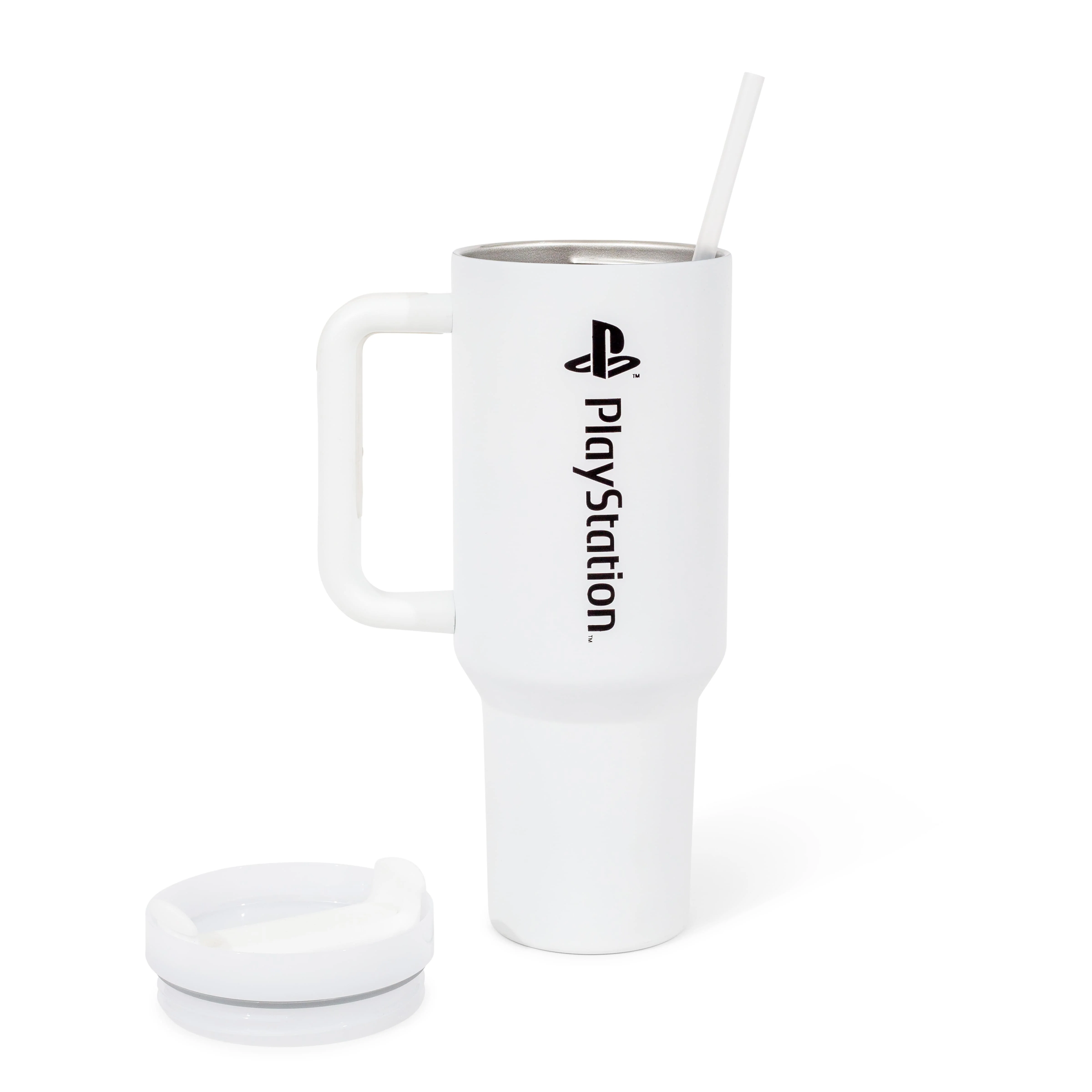 PlayStation Controller Icons Metal Travel Tumbler | Holds 40 Ounces - Image 4