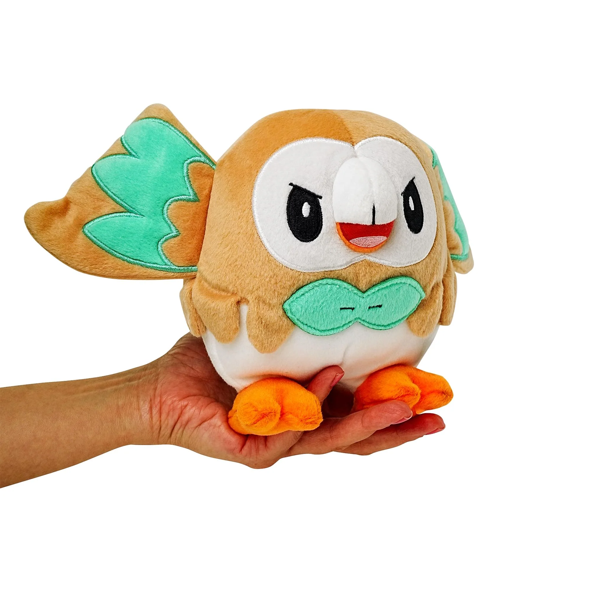 Pokemon 8 Inch Collector Plush | Rowlet (Open Wings) - Image 9