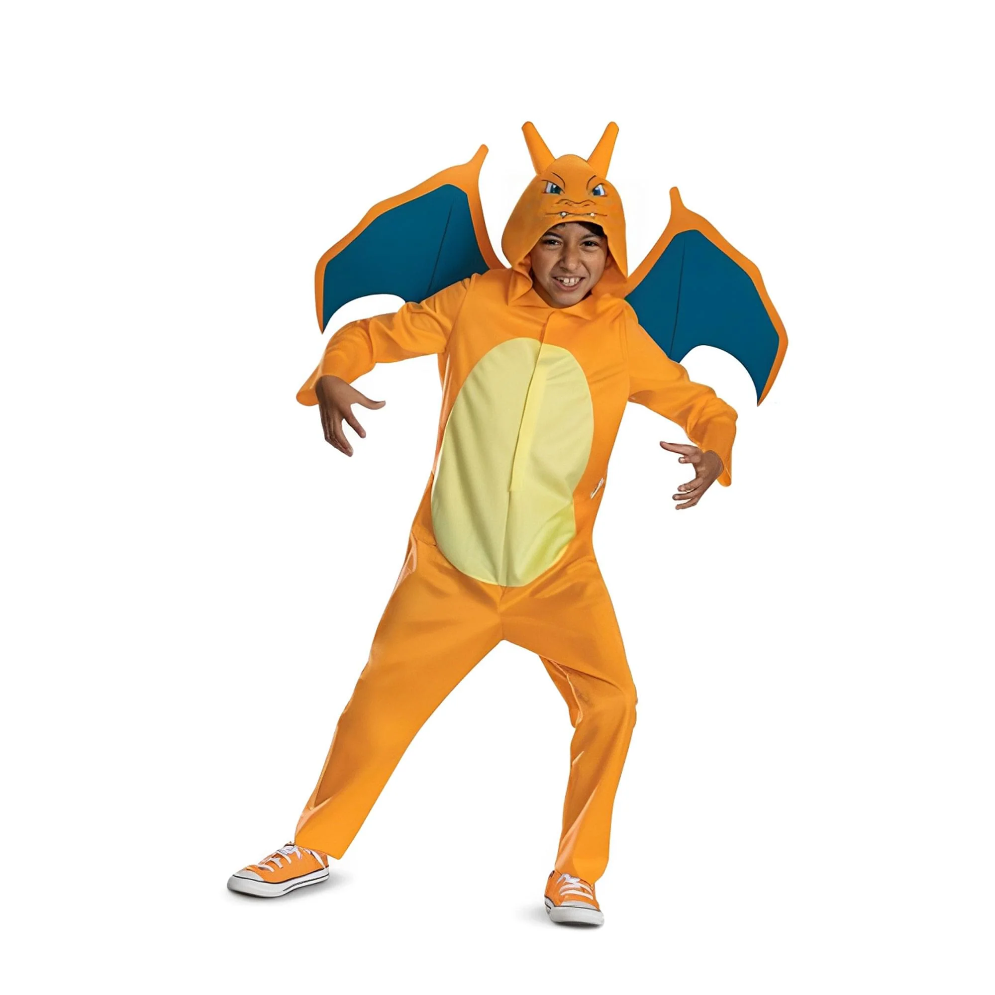Pokemon Charizard Hooded Child Costume Jumpsuit - Image 13