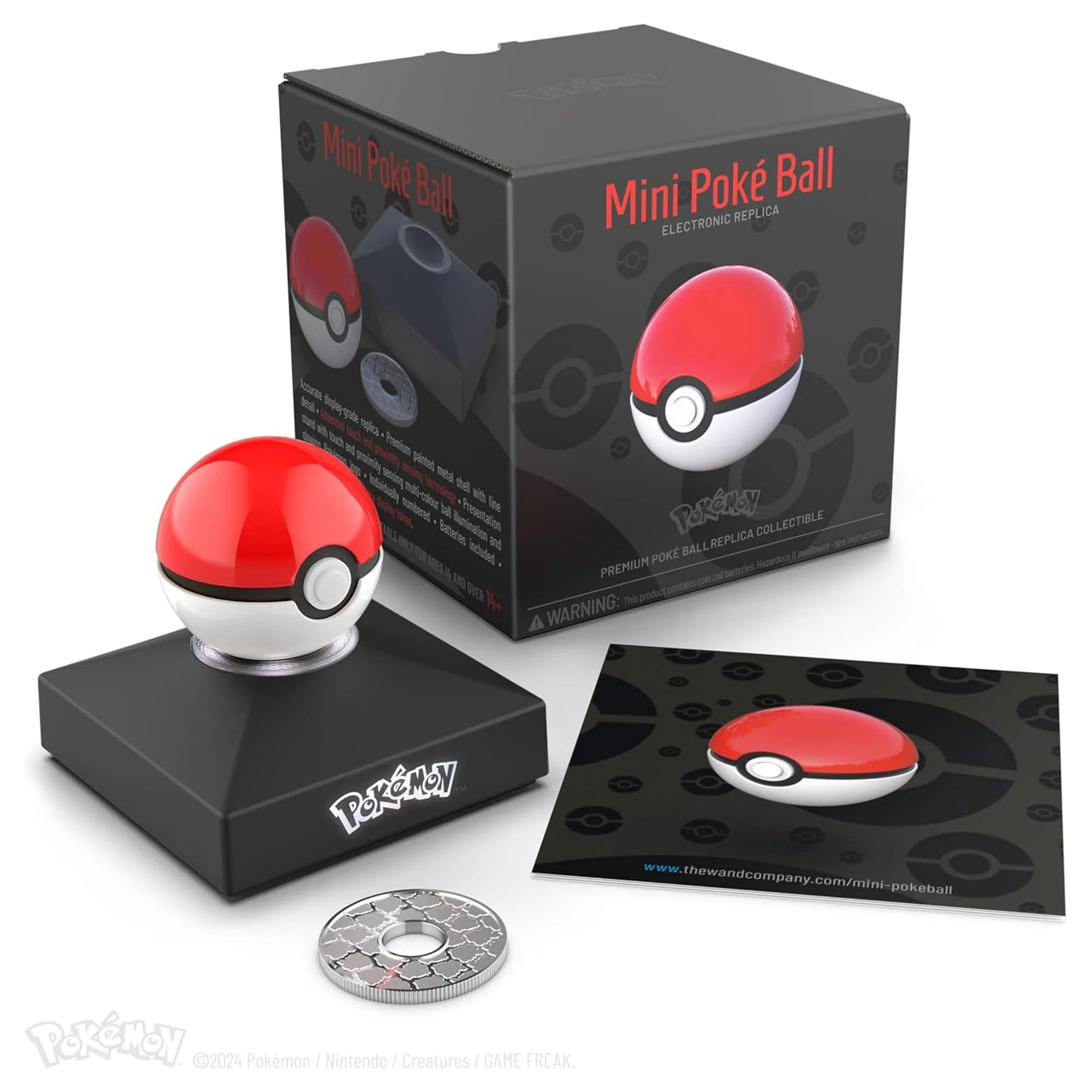 Pokémon Die-Cast Mini Poké Ball Replica - Image 2
