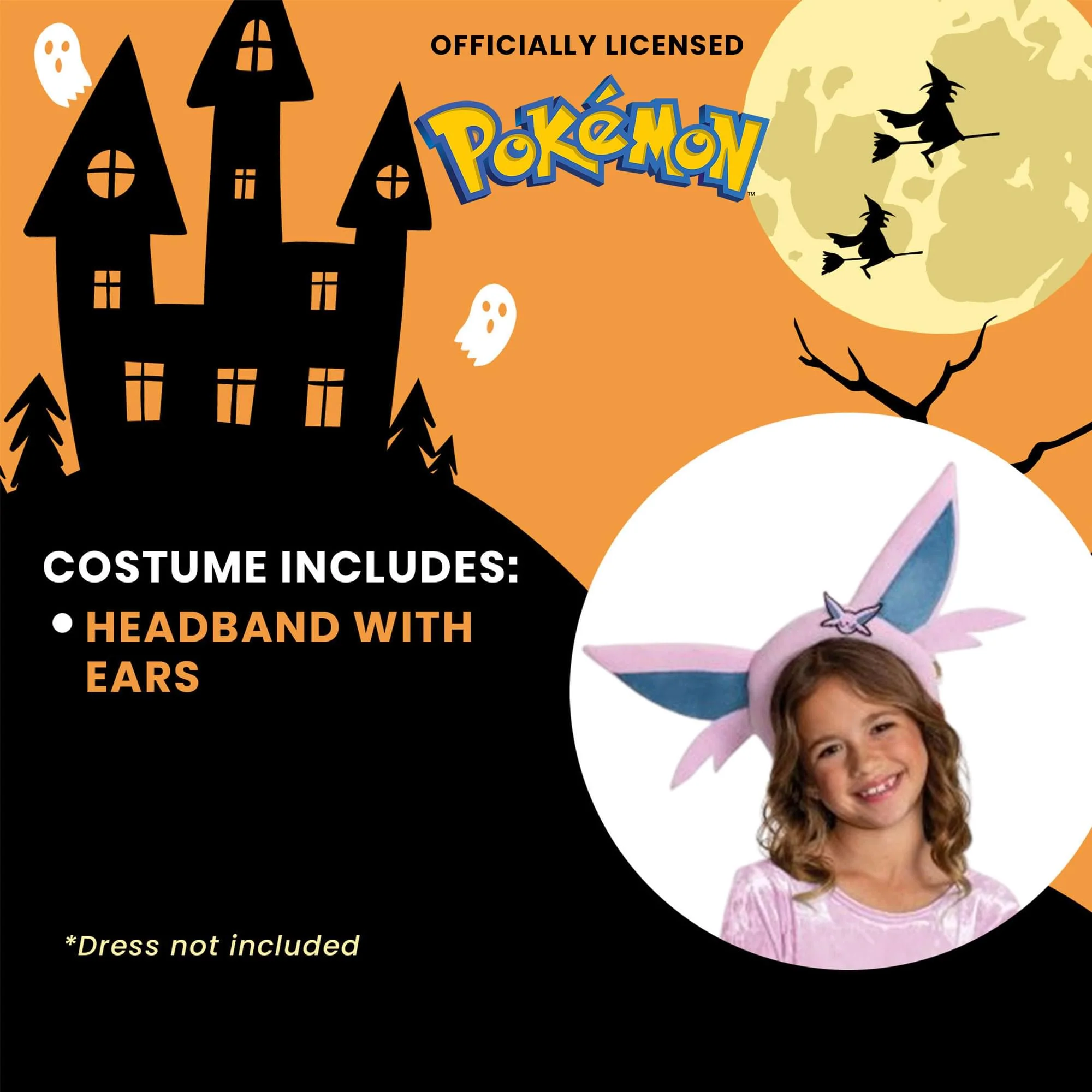 Pokemon Espeon Costume Ears | Unisize 8+ - Image 5