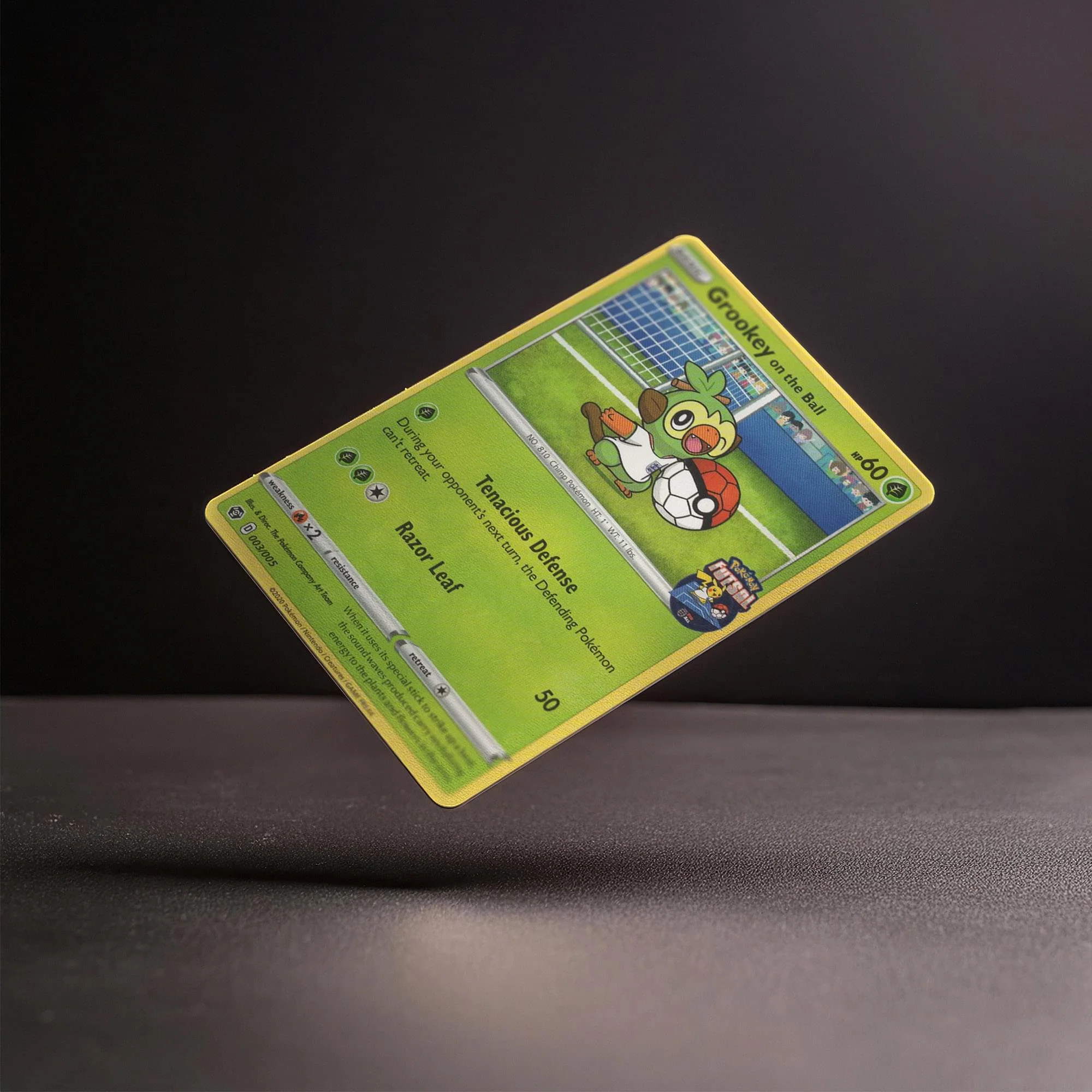 Pokemon Futsal 2020 Promo Trading Card | Grookey on the Ball - Image 3