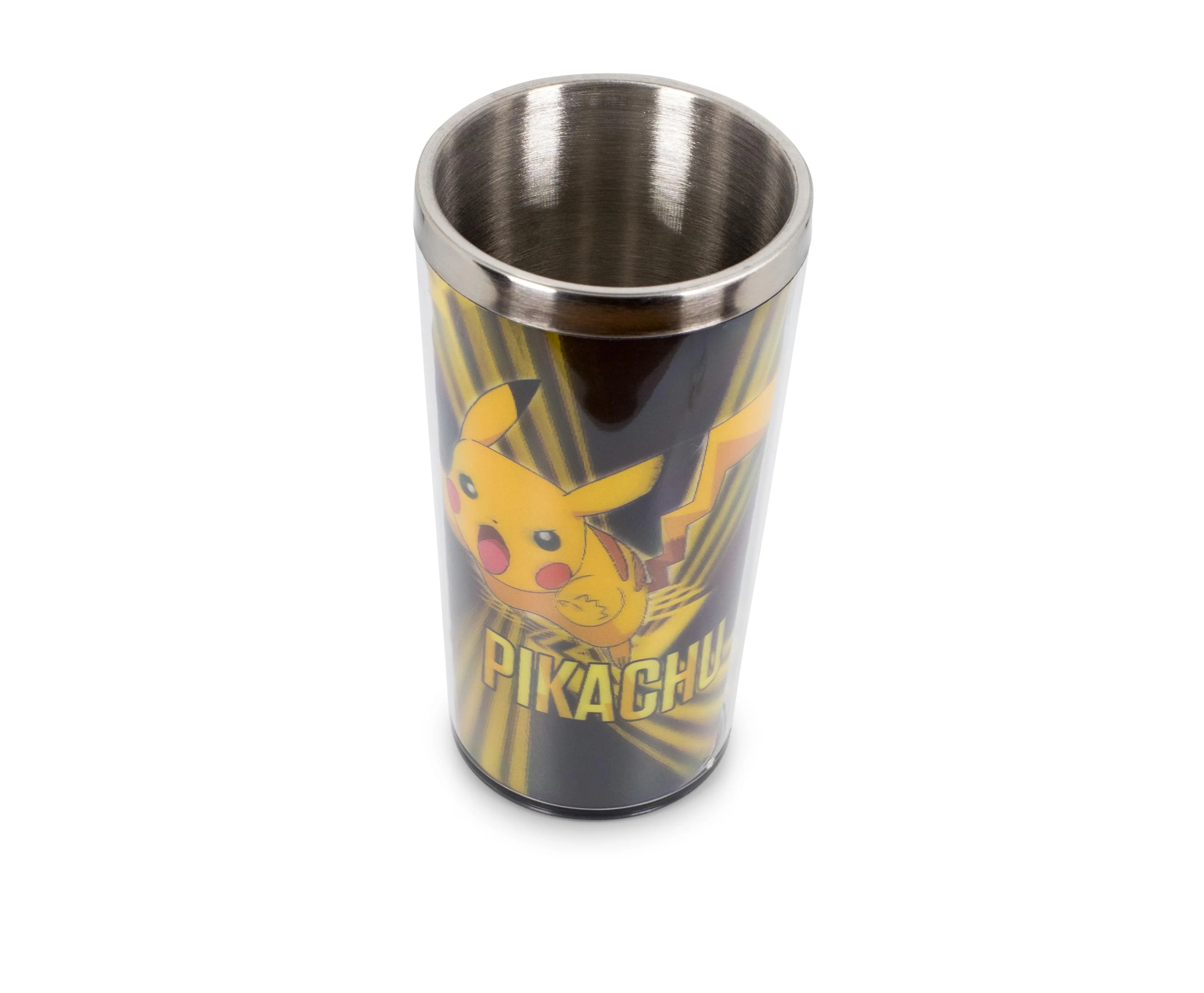 Pokemon Lenticular Pikachu 16oz Travel Coffee Mug Tumbler w/ Non-Spill Metal Lid - Image 3