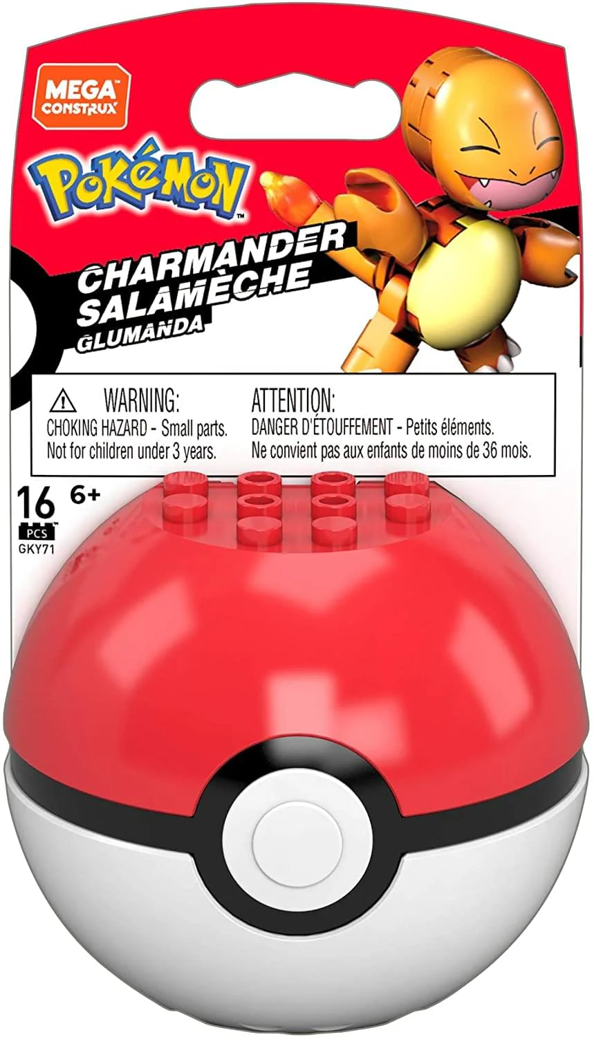 Pokemon Mega Construx Building Set | Charmander w/ Poke Ball - Image 2