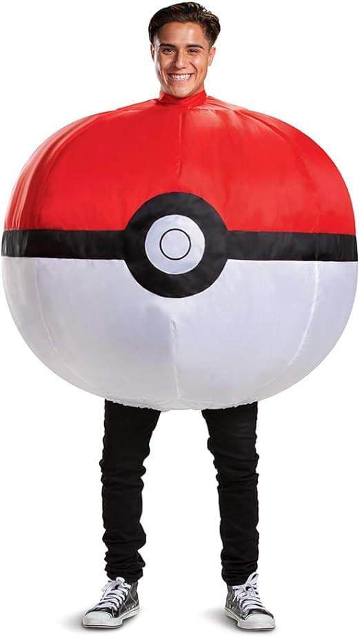 Pokemon Poke Ball Inflatable Adult Costume | One Size - Image 2