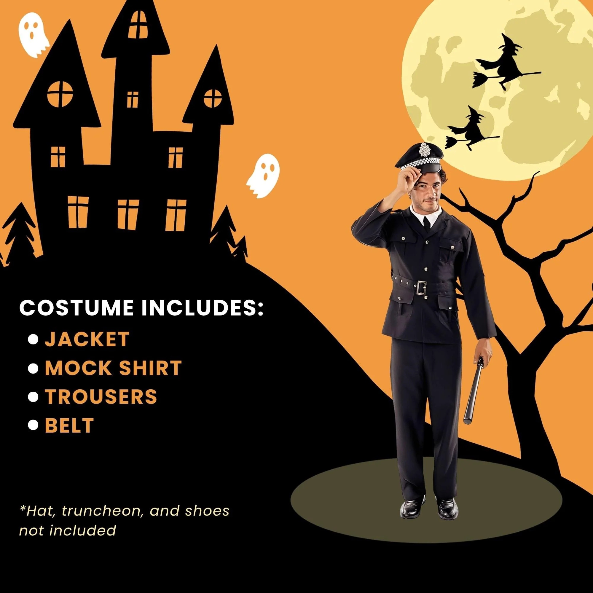 Police Officer Standard Adult Costume - Image 6