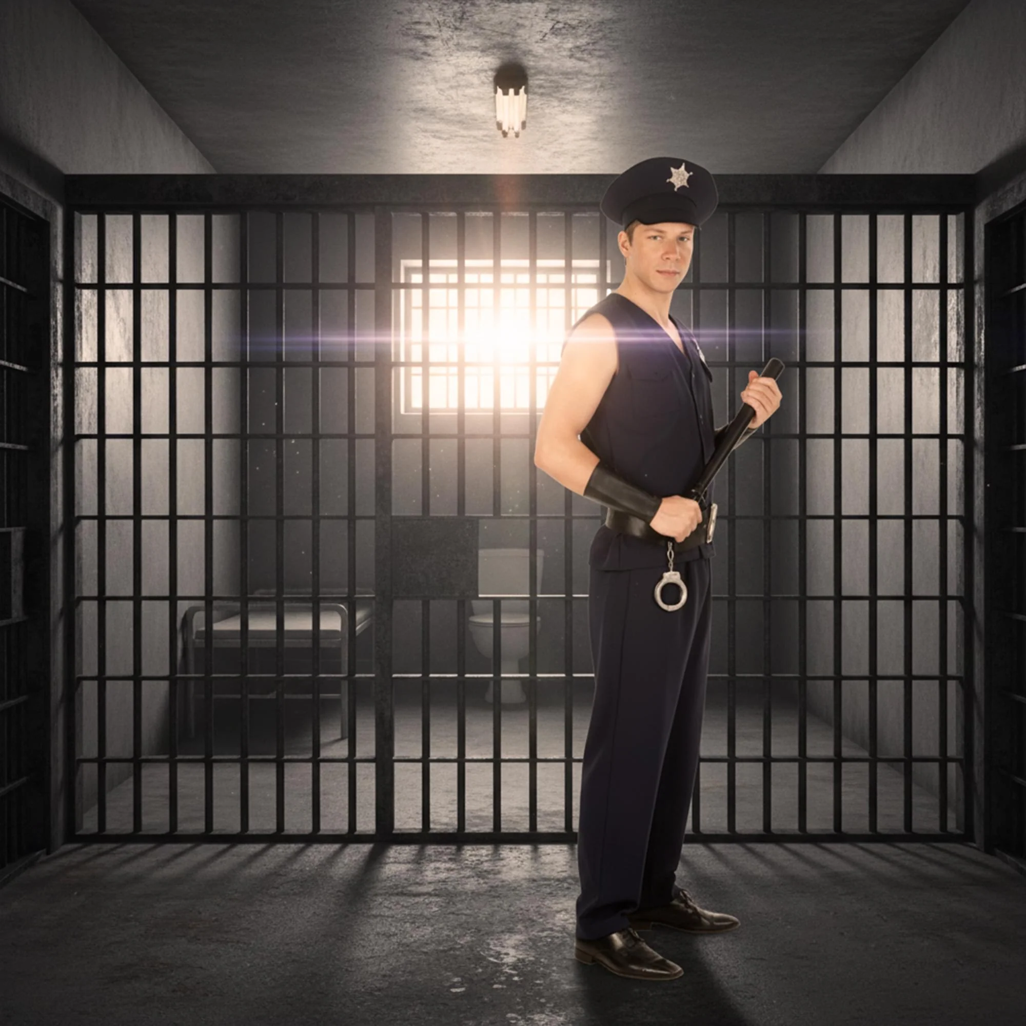 Policeman Chest, Waist Adult Costume - Image 4