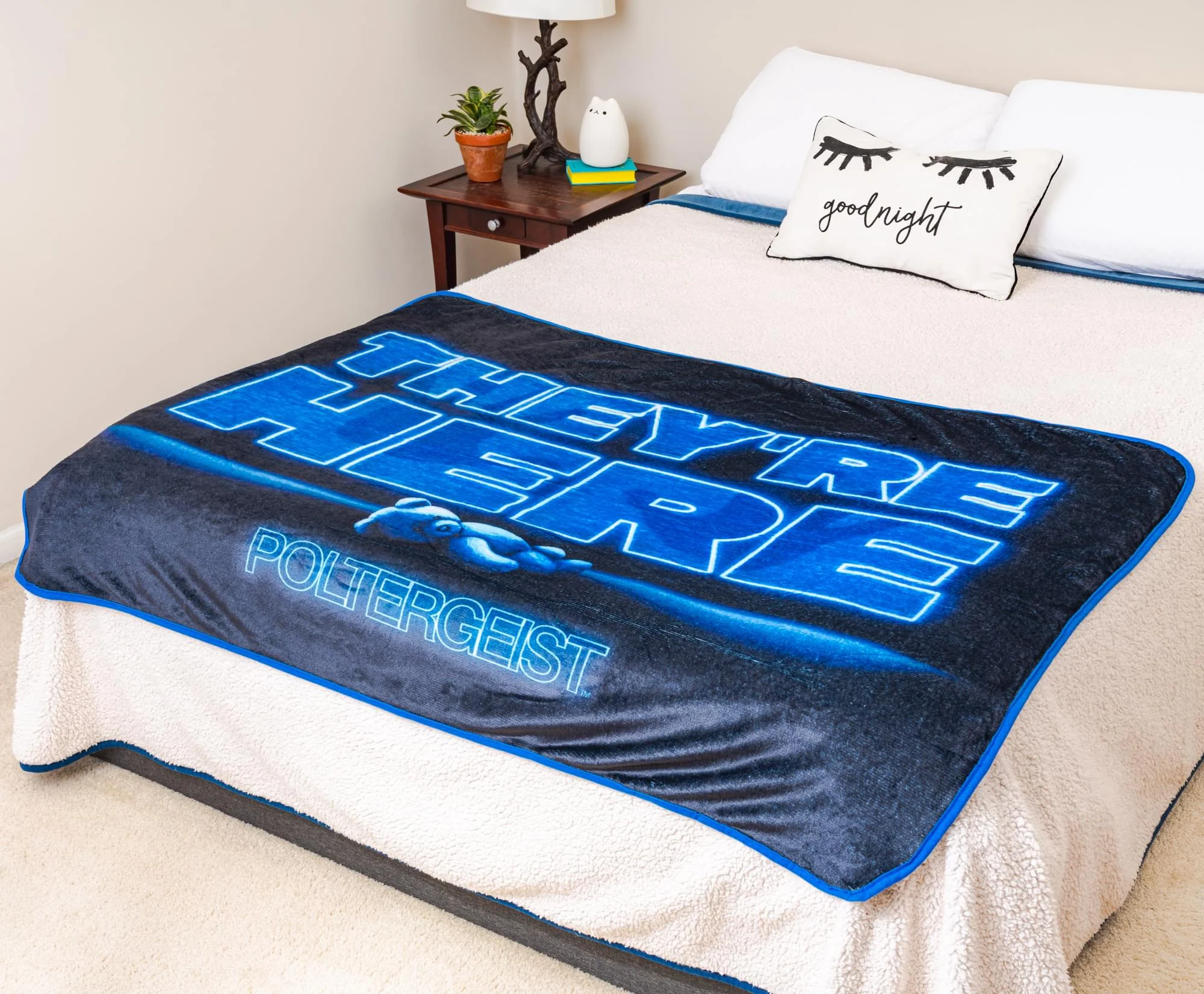 Poltergeist "They're Here" Fleece Throw Blanket | 45 x 60 Inches - Image 5
