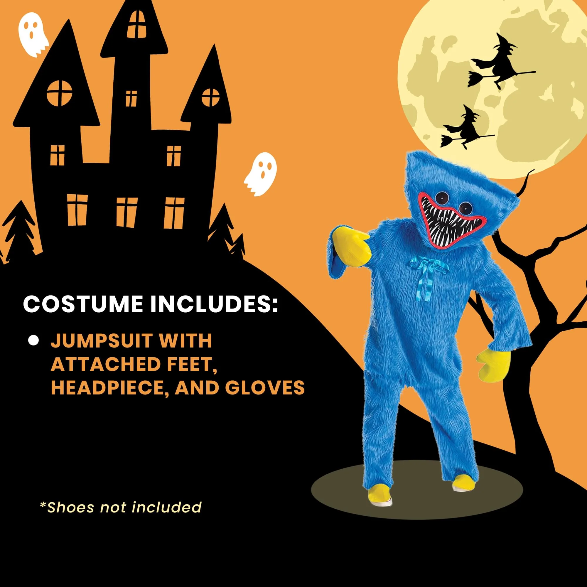 Poppy Playtime Huggy Wuggy Adult Costume - Image 8