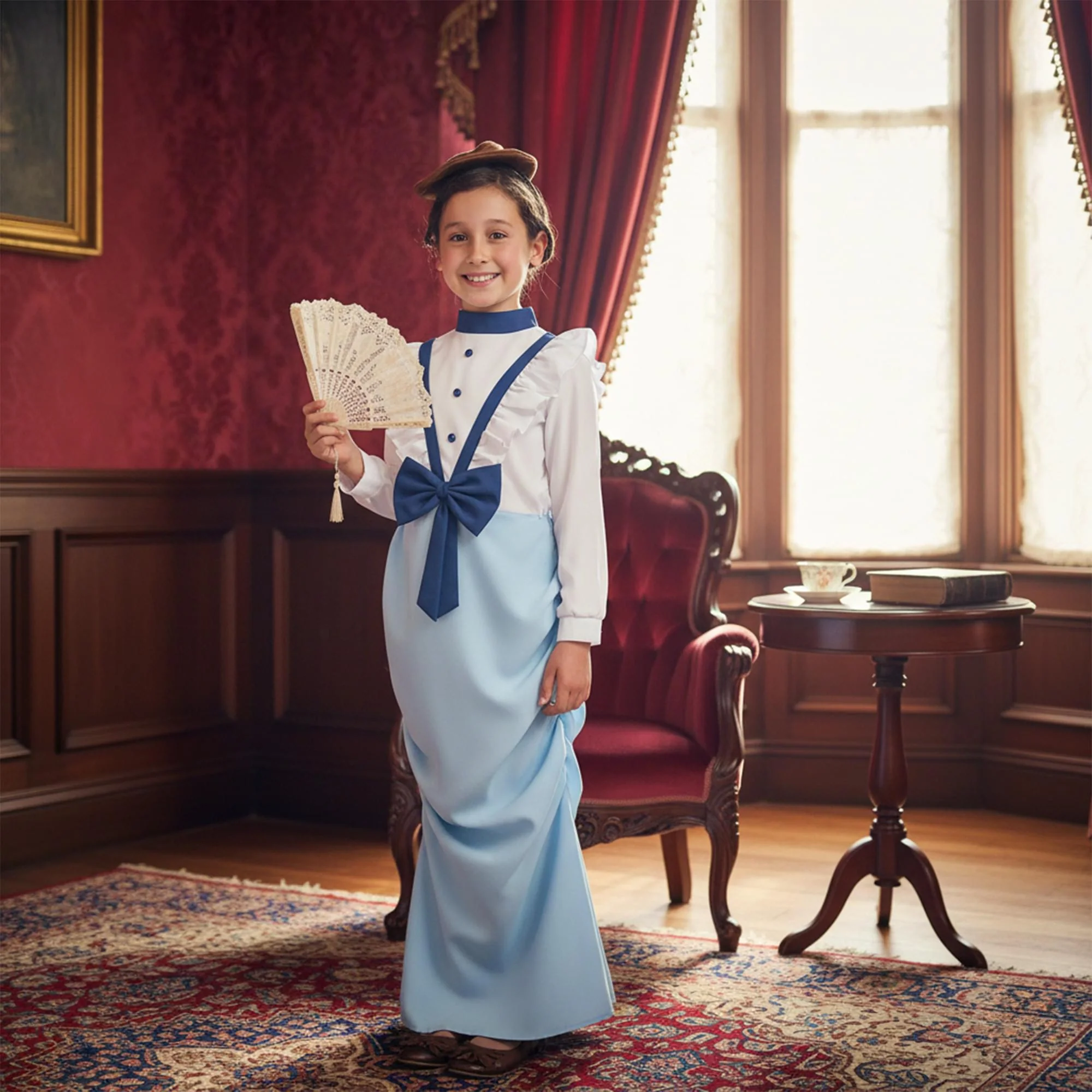 Posh Victorian Child Costume - Image 11