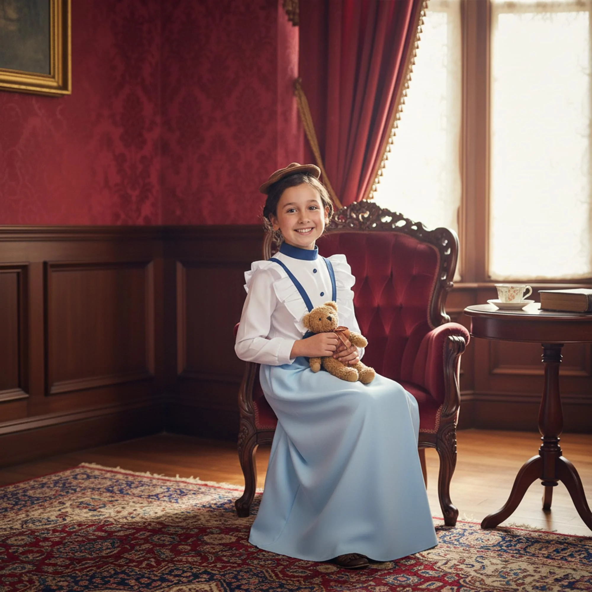 Posh Victorian Child Costume - Image 12