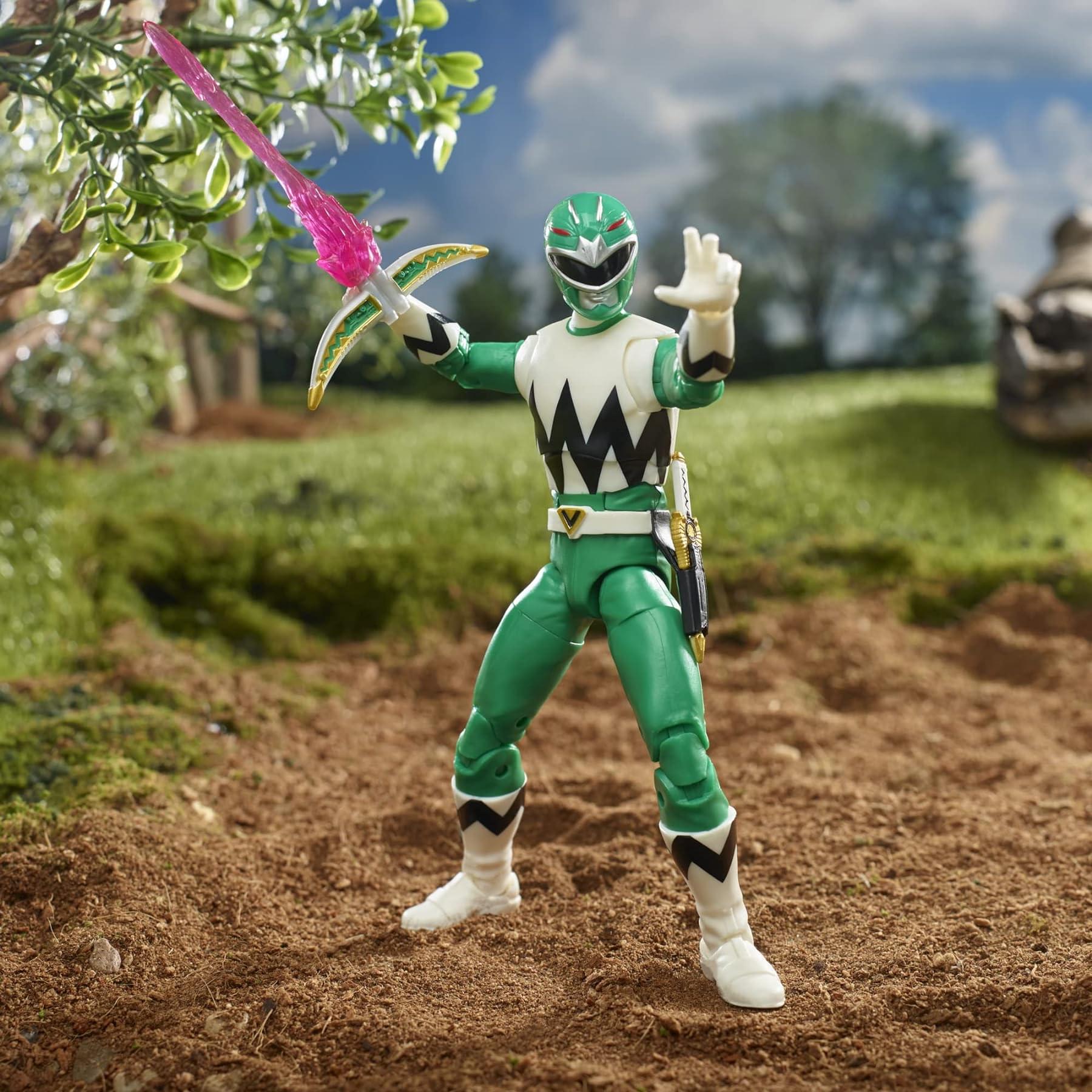 Power Rangers Lightning Collection Action Figure | Lost Galaxy Green Ranger - Image 4