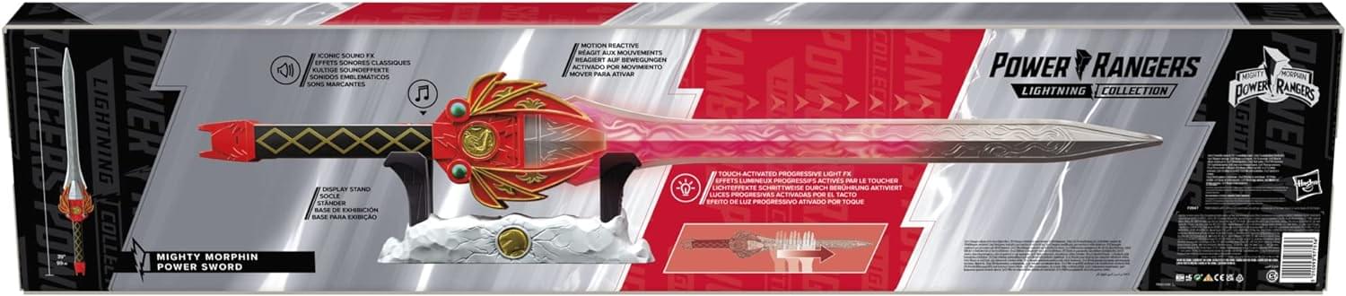 Power Rangers Lightning Collection Red Ranger Power Sword Role Play Toy - Image 3