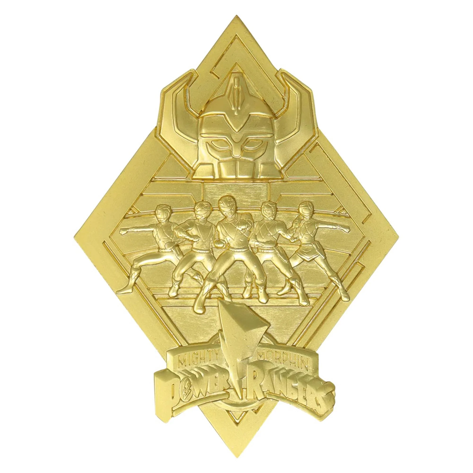 Power Rangers Limited Edition 24k Gold Plated Medallion - Image 2