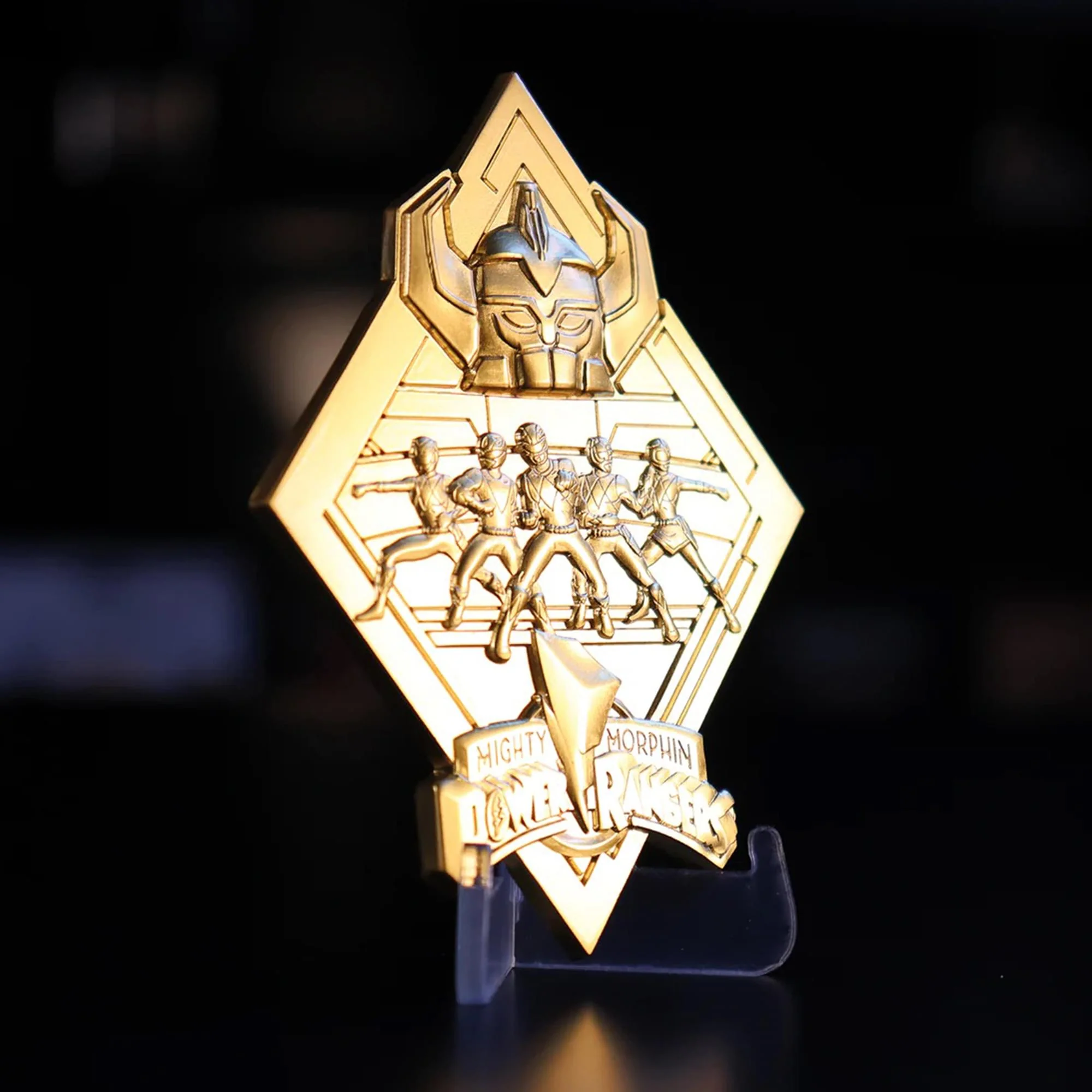 Power Rangers Limited Edition 24k Gold Plated Medallion - Image 4