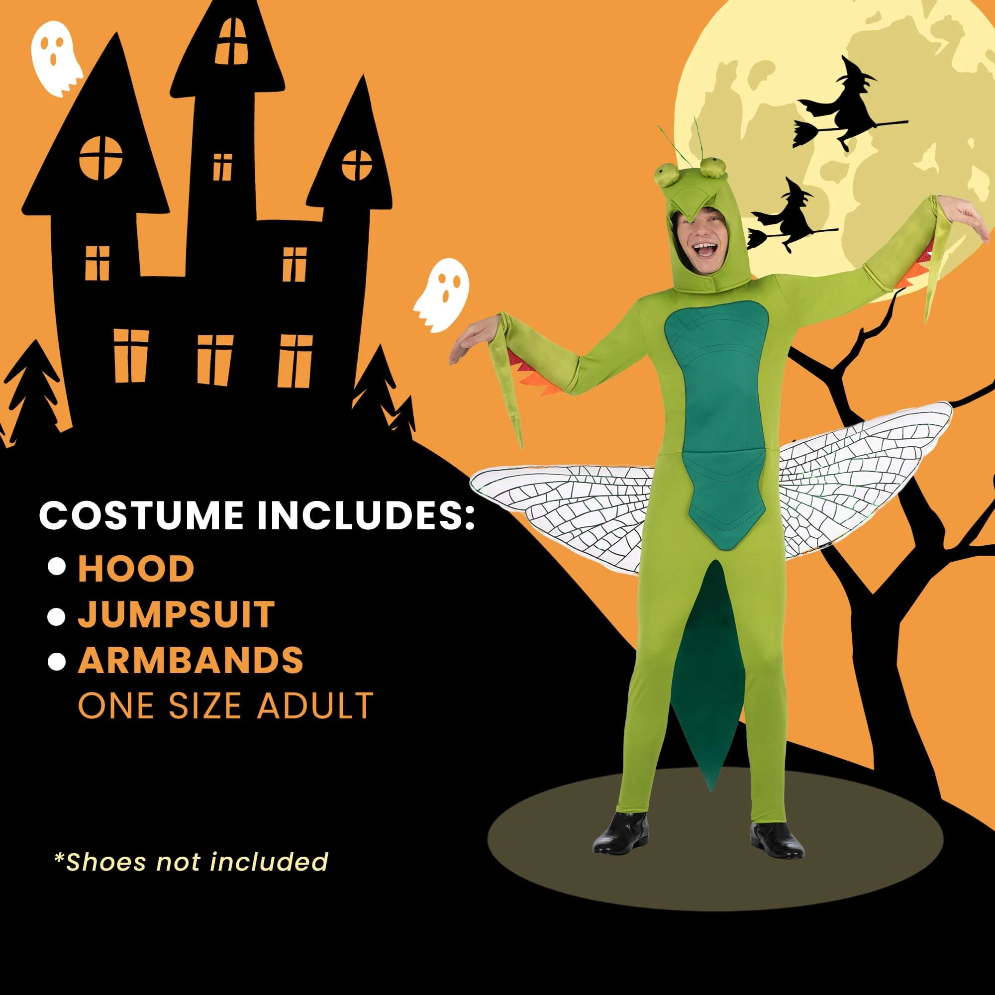 Praying Mantis Adult Costume | One Size - Image 8