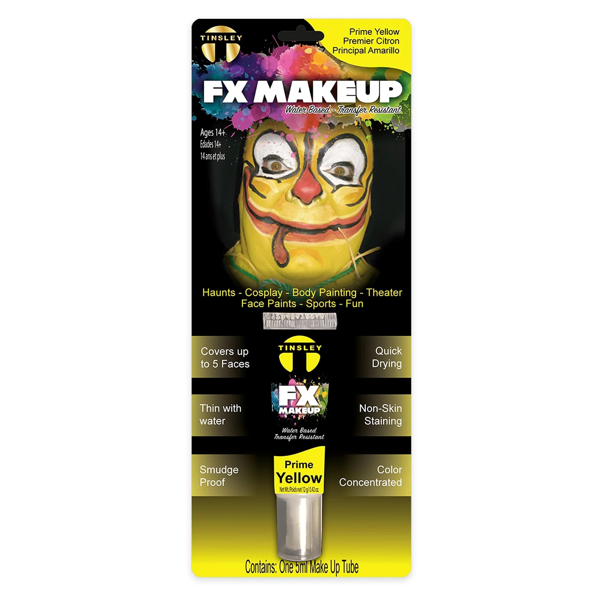 Prime Yellow Fx Makeup Costume Accessory - Image 3