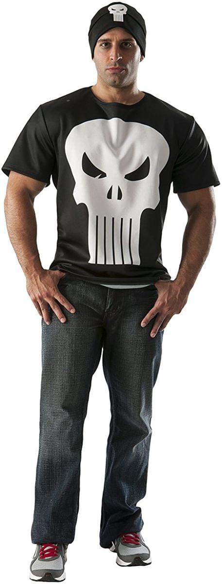 Punisher Costume Shirt Adult