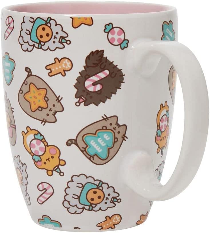 Pusheen Christmas Cookie & Friends 12 Ounce Stoneware Mug - Image 3
