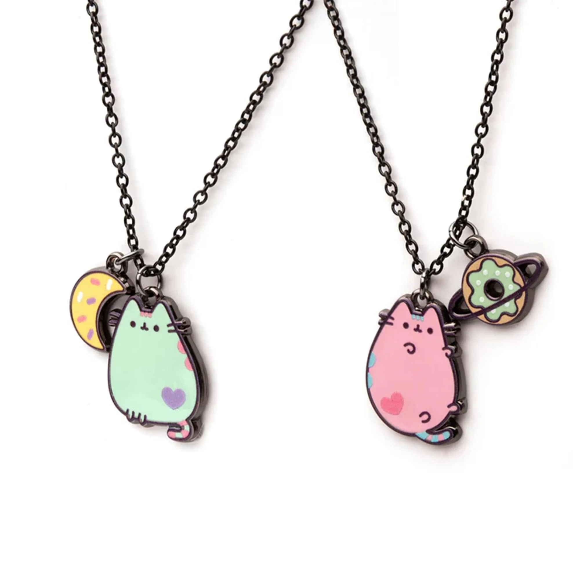 Pusheen Space Exclusive 2-Piece Stainless Steel Necklace Set - Image 4