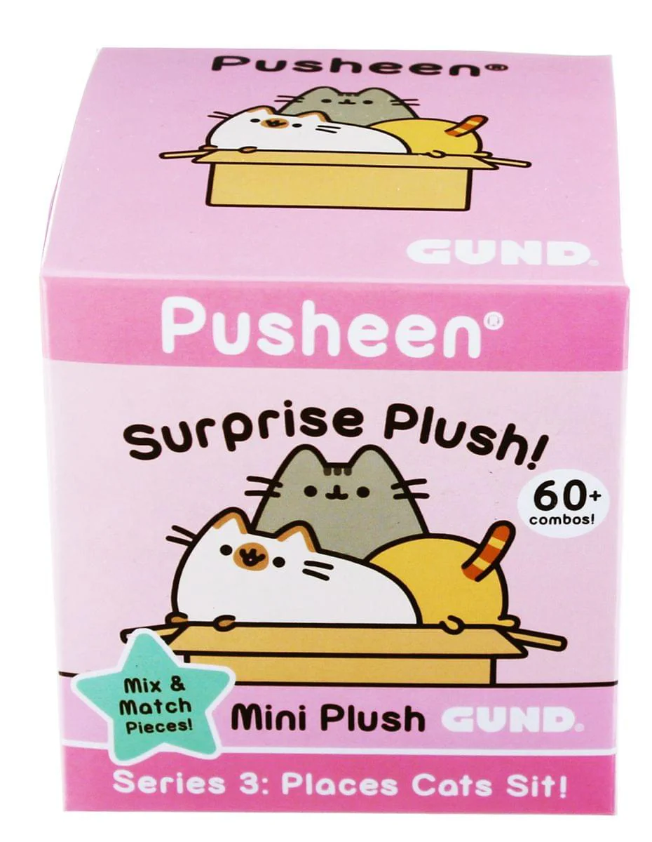 Pusheen Surprise Series 3 Places Cats Sit 3" Plush