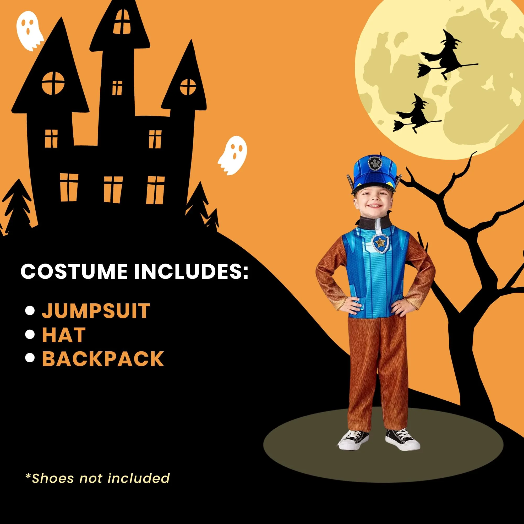 Paw Patrol The Movie Chase Child Costume - Image 8