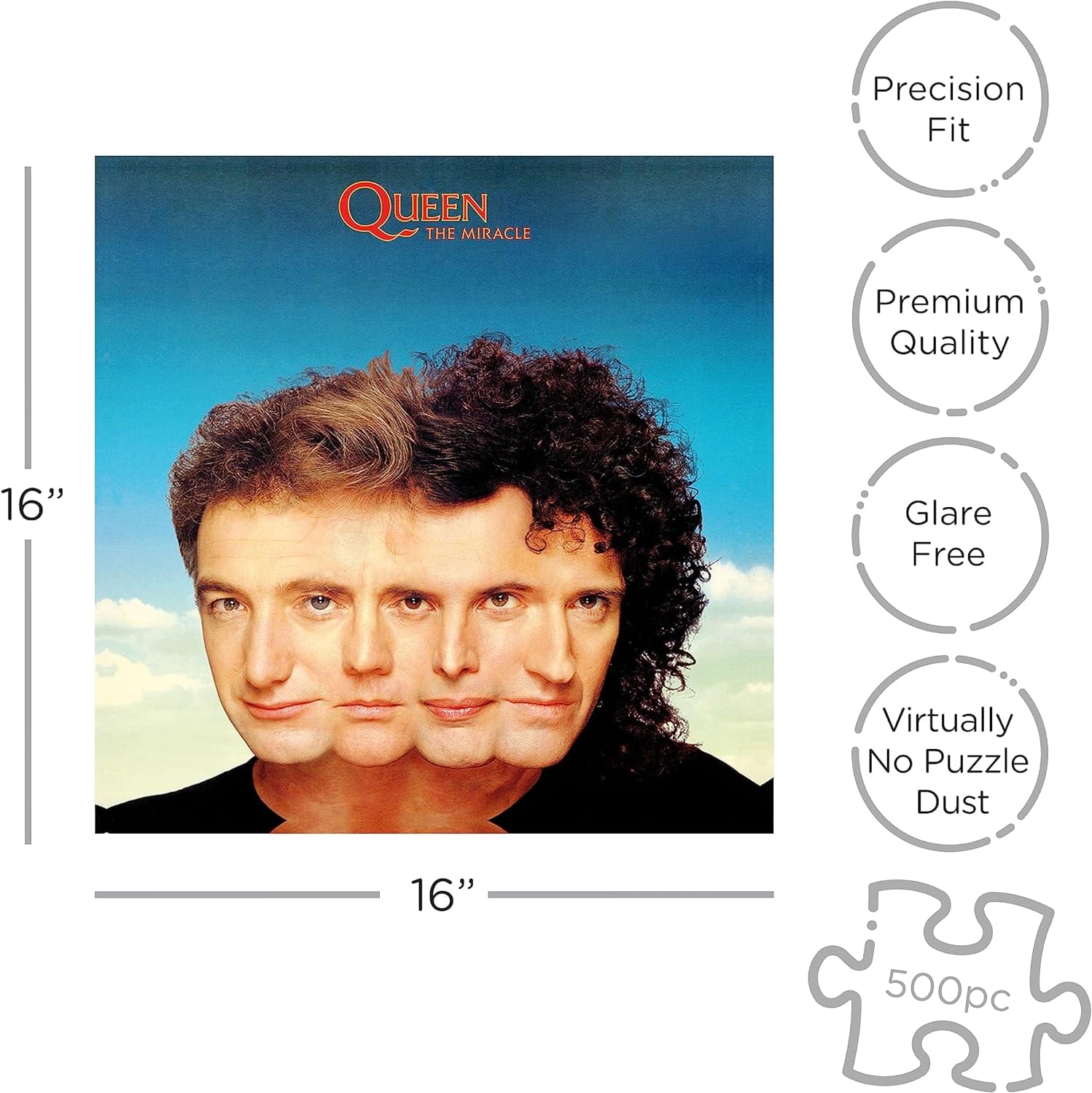 Queen The Miracle 500 Piece Jigsaw Puzzle - Image 2