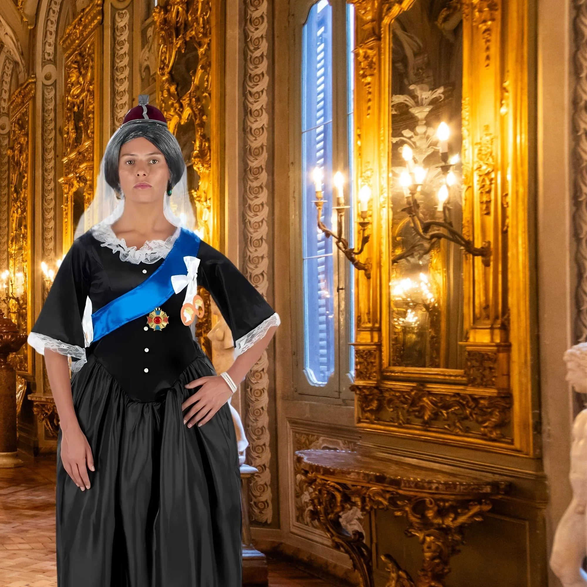 Queen Victoria Adult Costume - Image 26