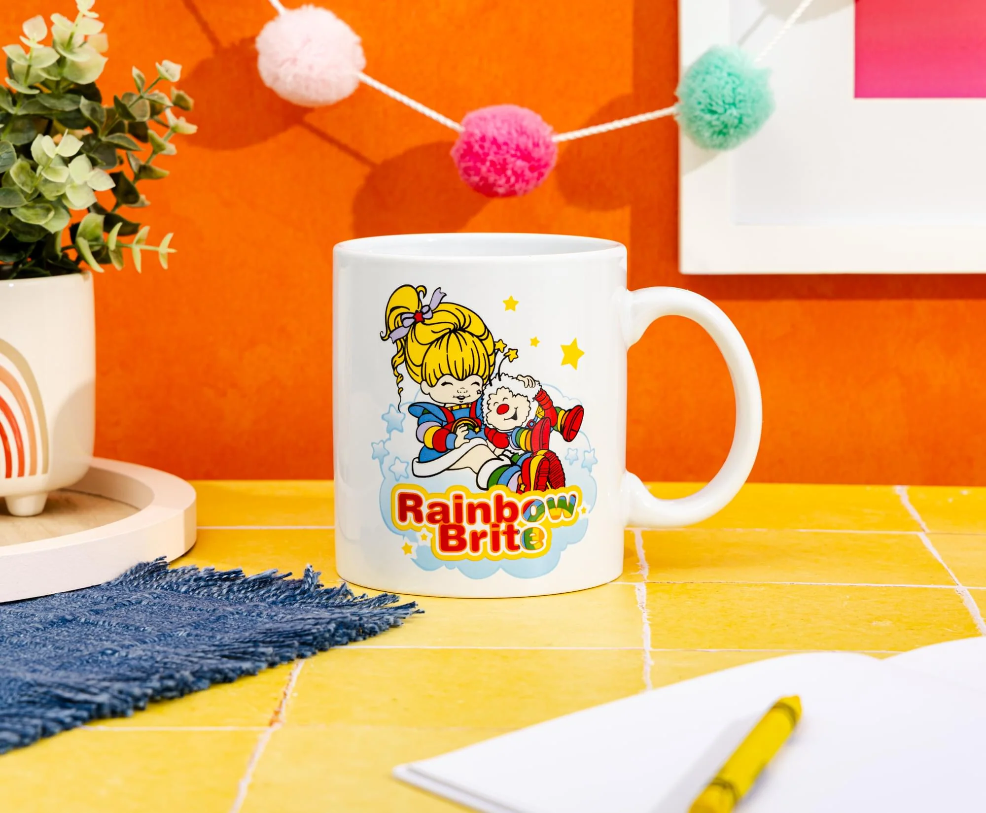 Rainbow Brite and Twink Cloud Logo 20-Ounce Ceramic Mug - Image 3