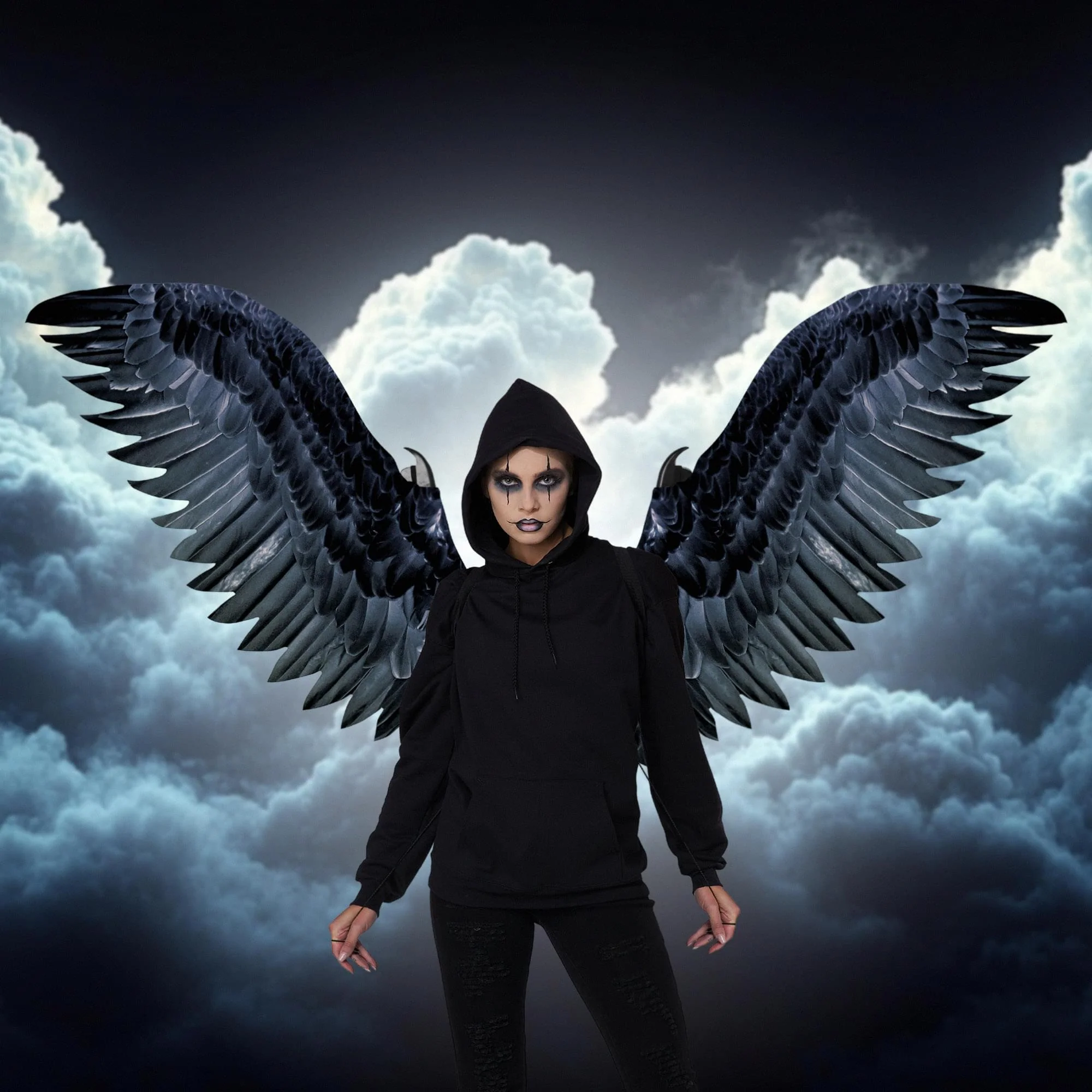 Raven Costume Wings | One Size Fits Most - Image 3