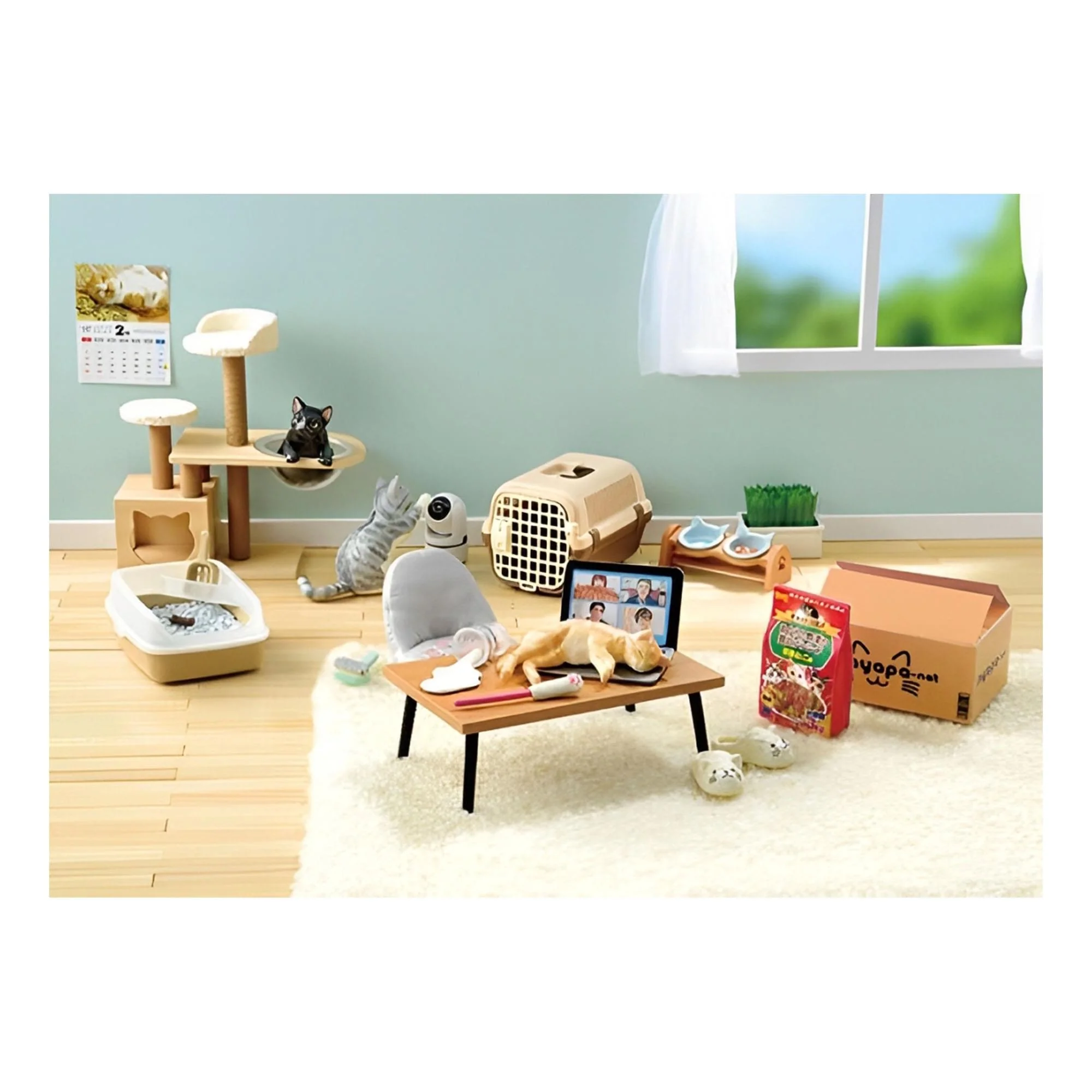 Re-ment Life with Cats Blind Box Collectible | One Random - Image 6
