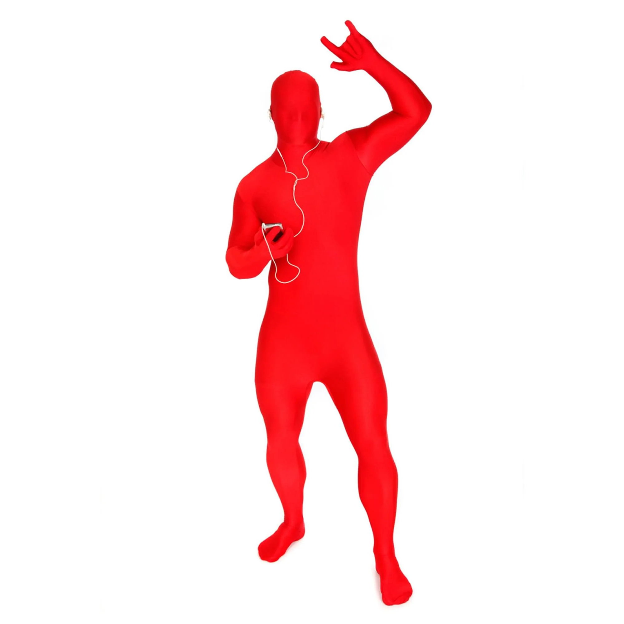 Red Adult Costume Morphsuit - Image 12