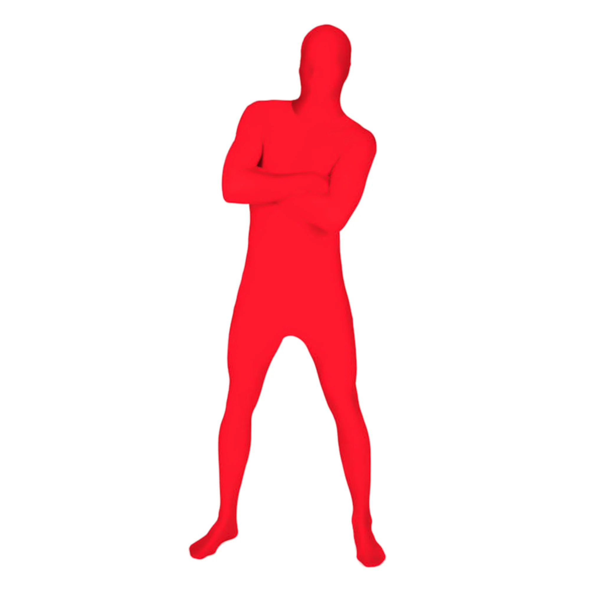 Red Adult Costume Morphsuit - Image 9