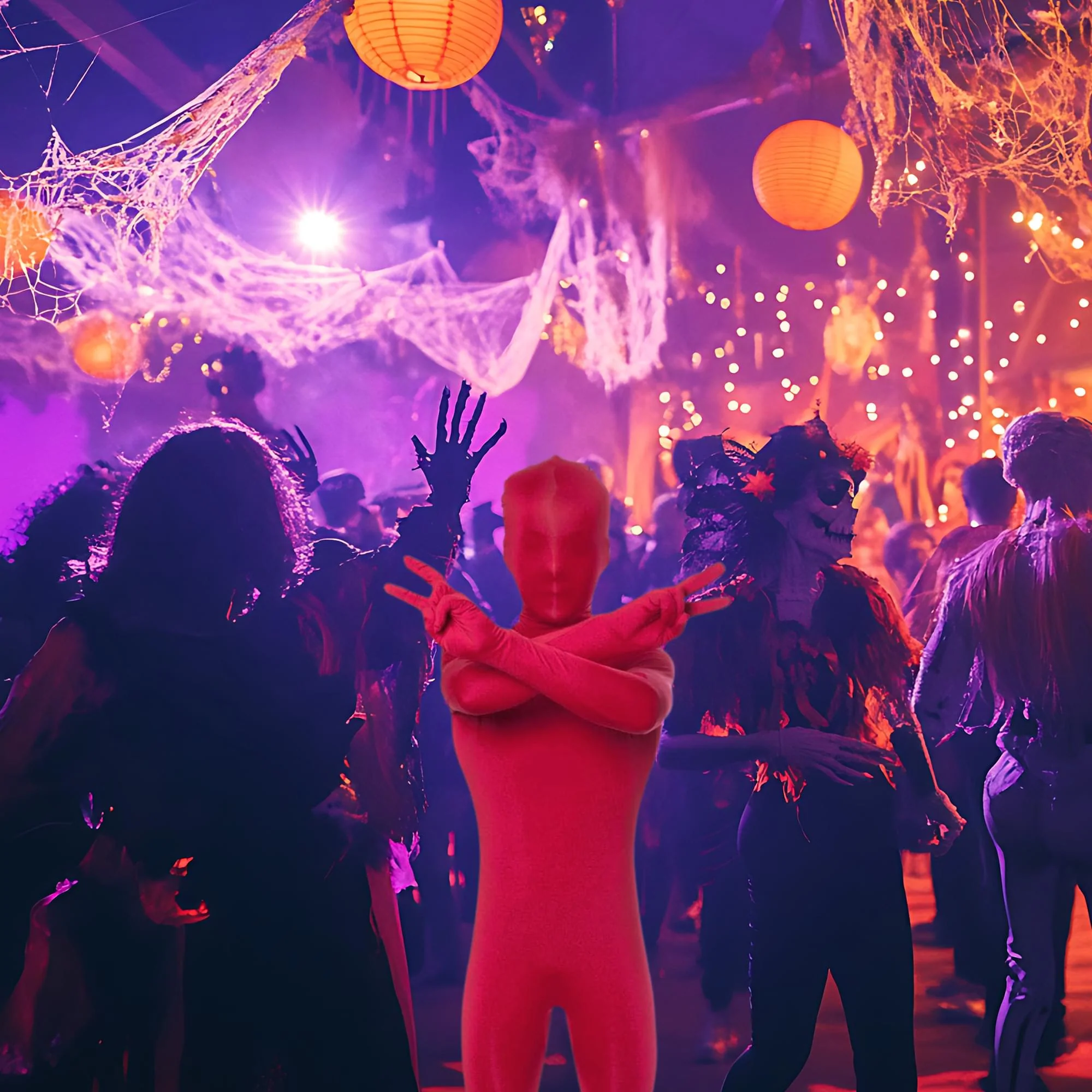 Red Child Costume Morphsuit - Image 11