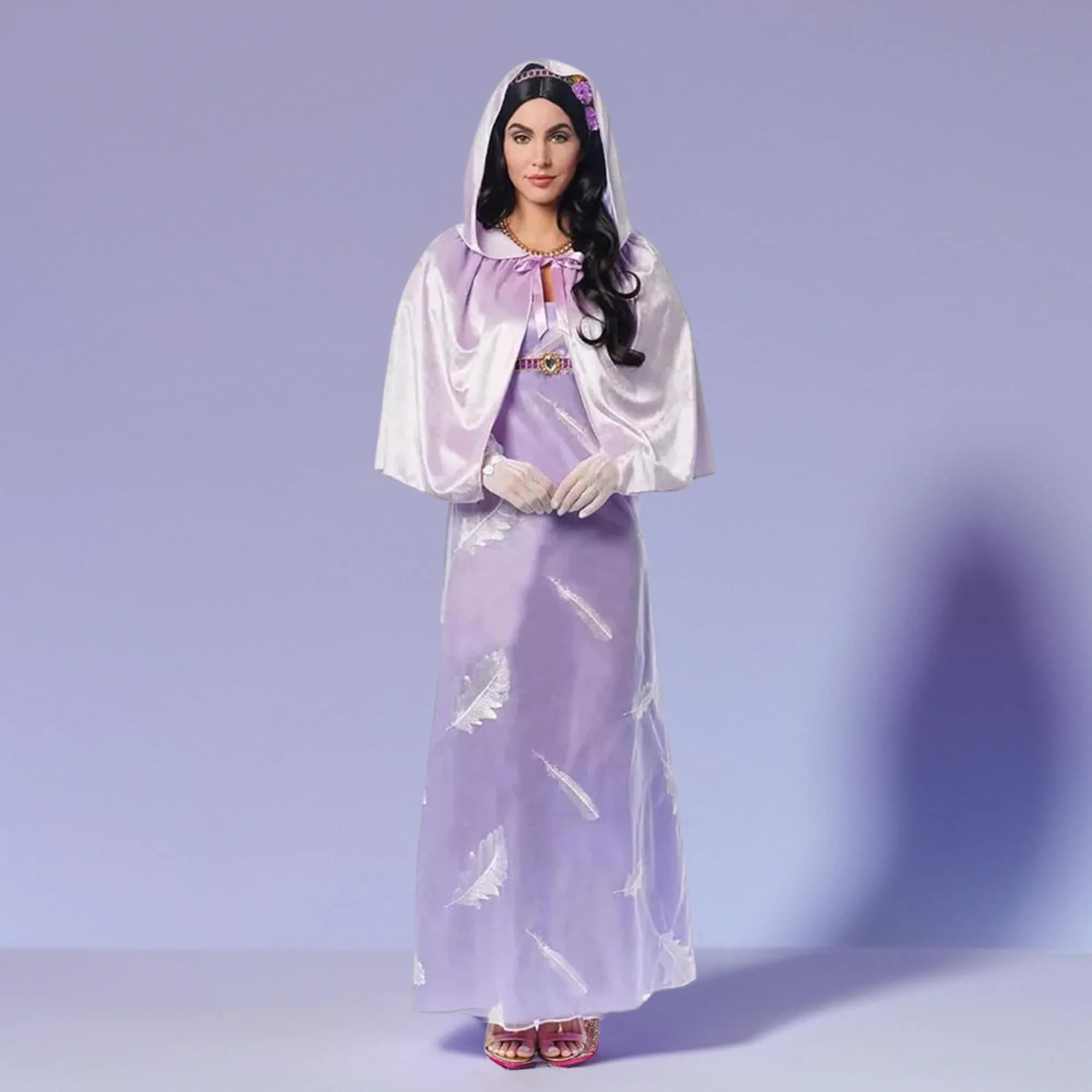 Regency Capelet Adult Costume Accessory | Lilac - Image 2