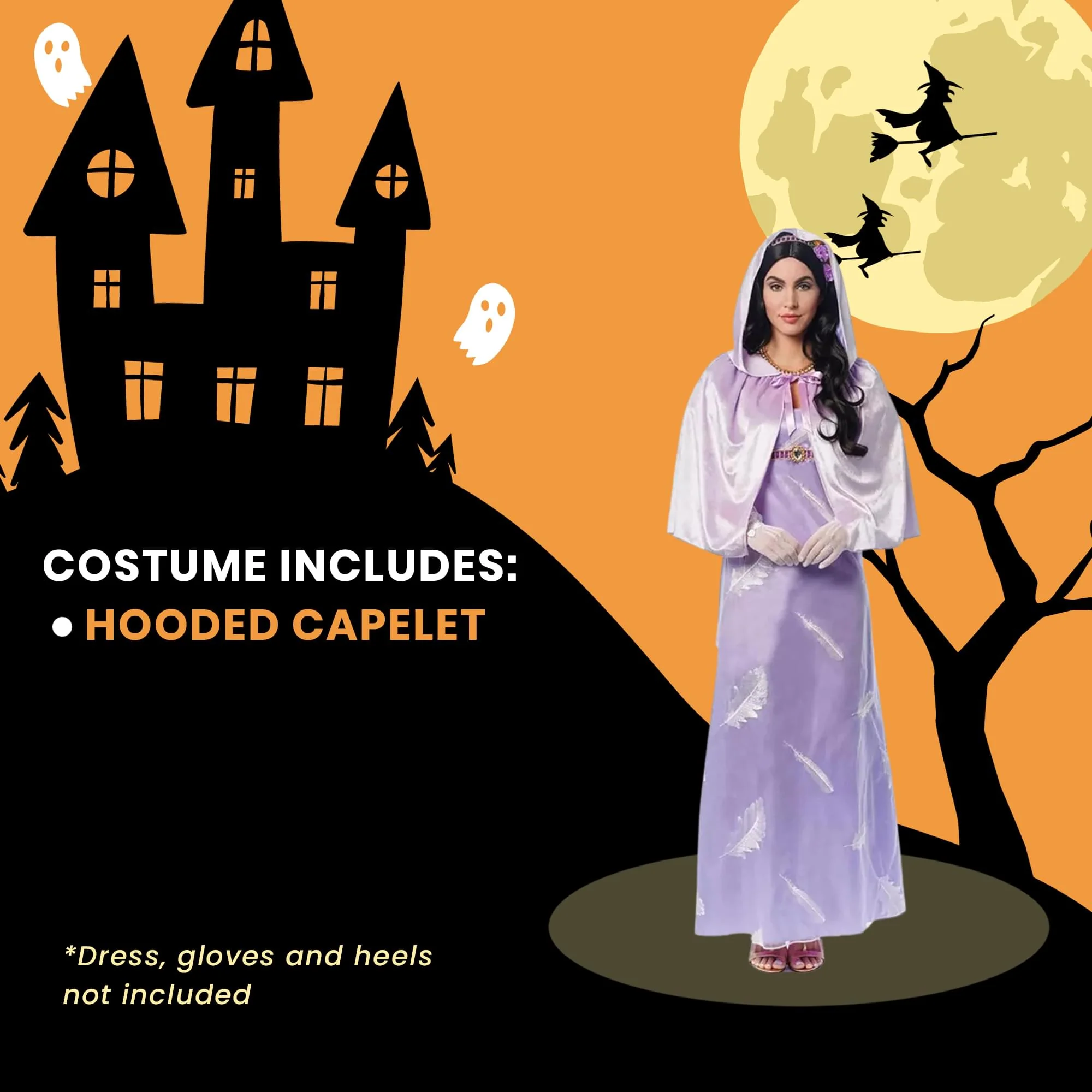 Regency Capelet Adult Costume Accessory | Lilac - Image 4