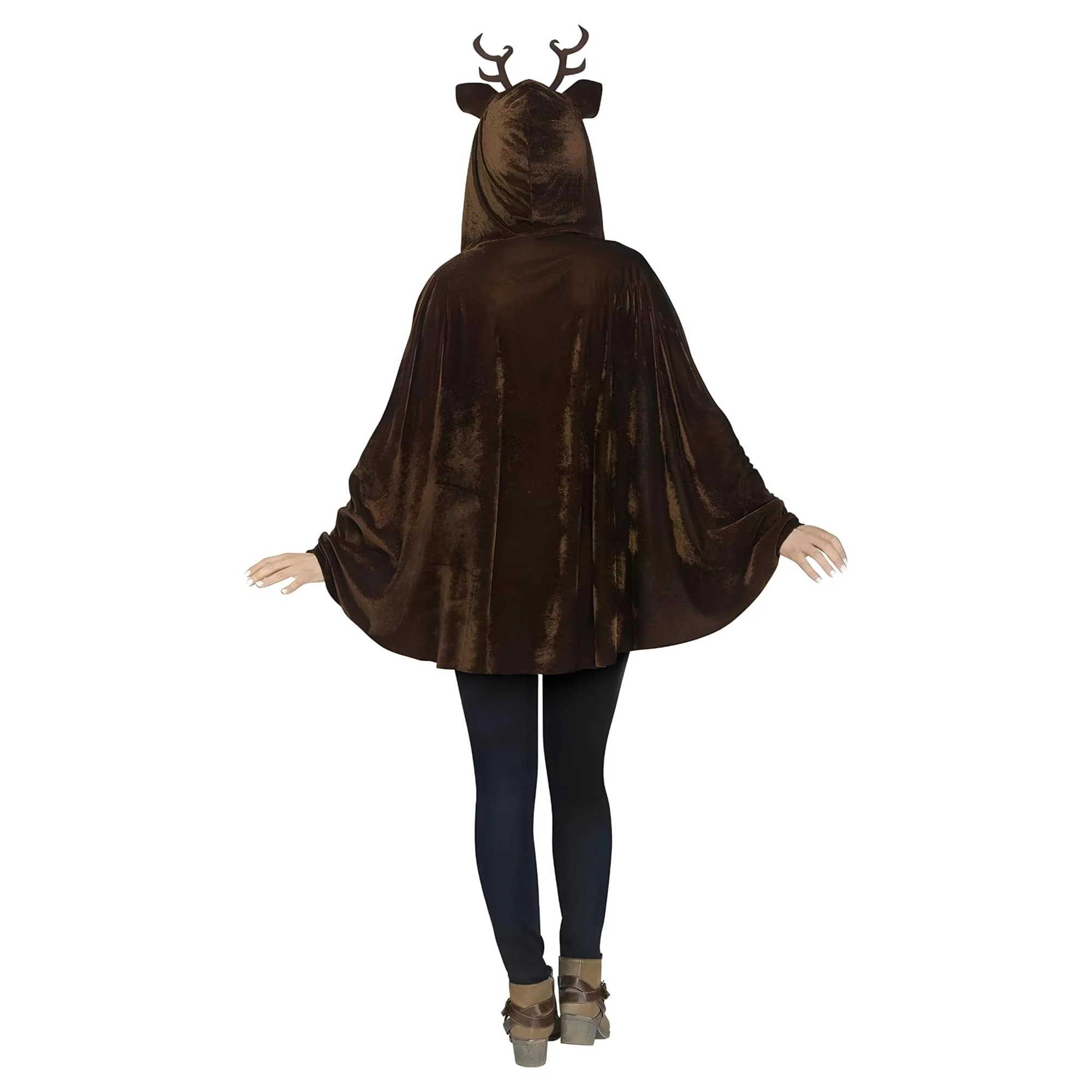 Reindeer Poncho Adult Costume - Image 3