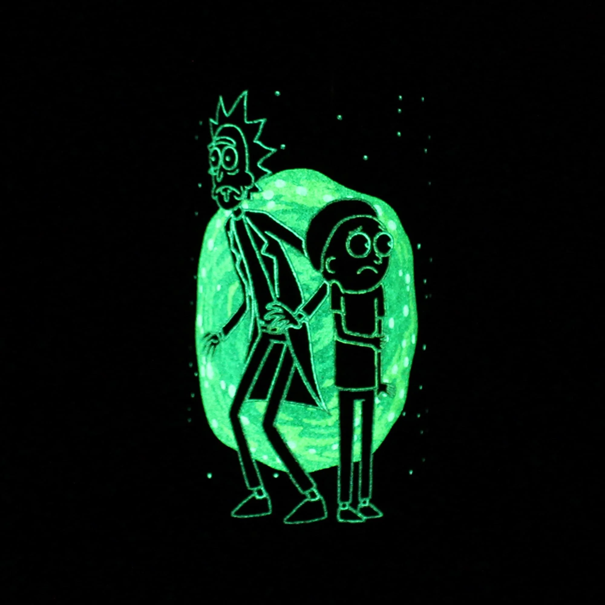 Rick and Morty 20 oz Stainless Steel Glow in The Dark Water Bottle - Image 3