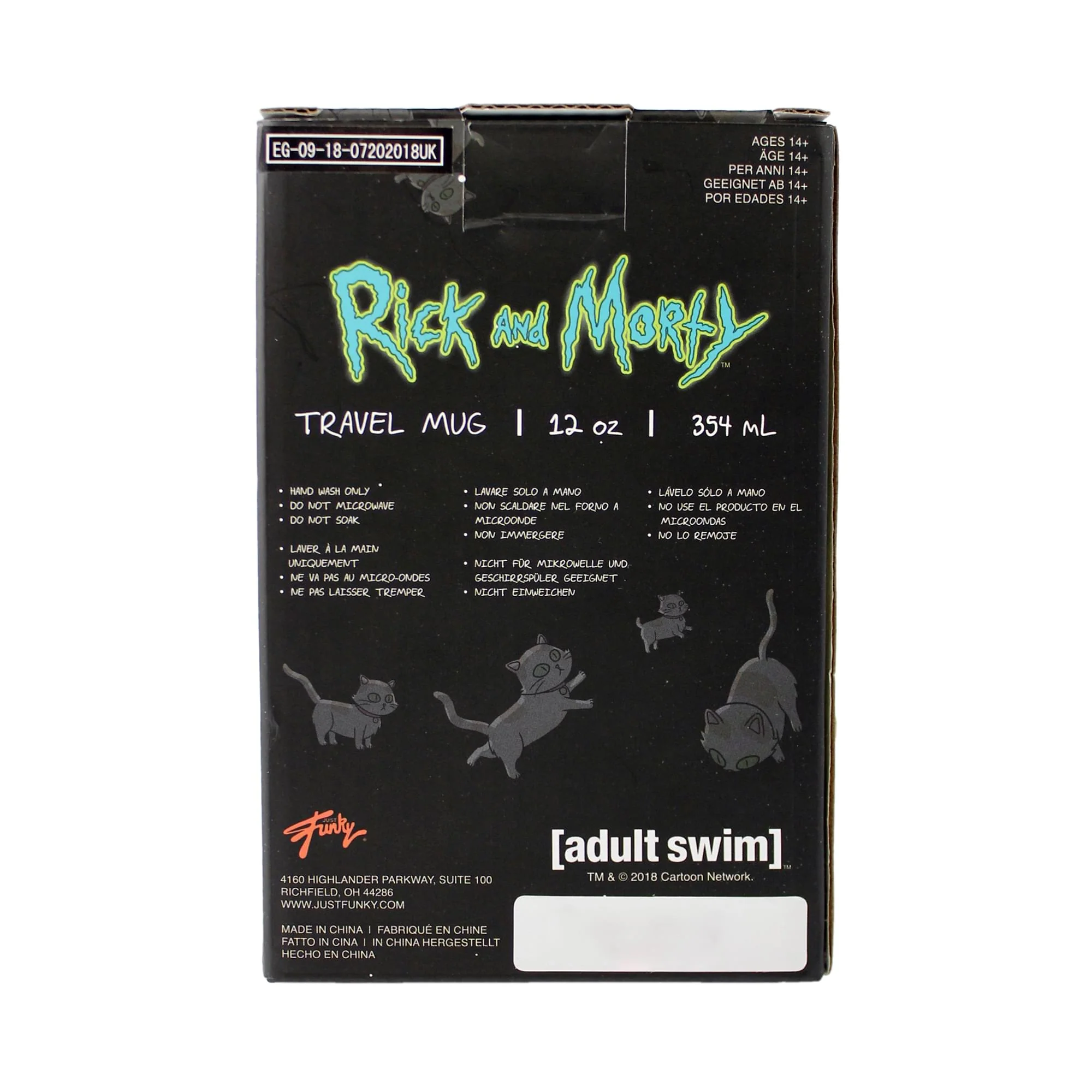 Rick and Morty Cafe Sanchez 12 Ounce Coffee Cup with Lid - Image 6